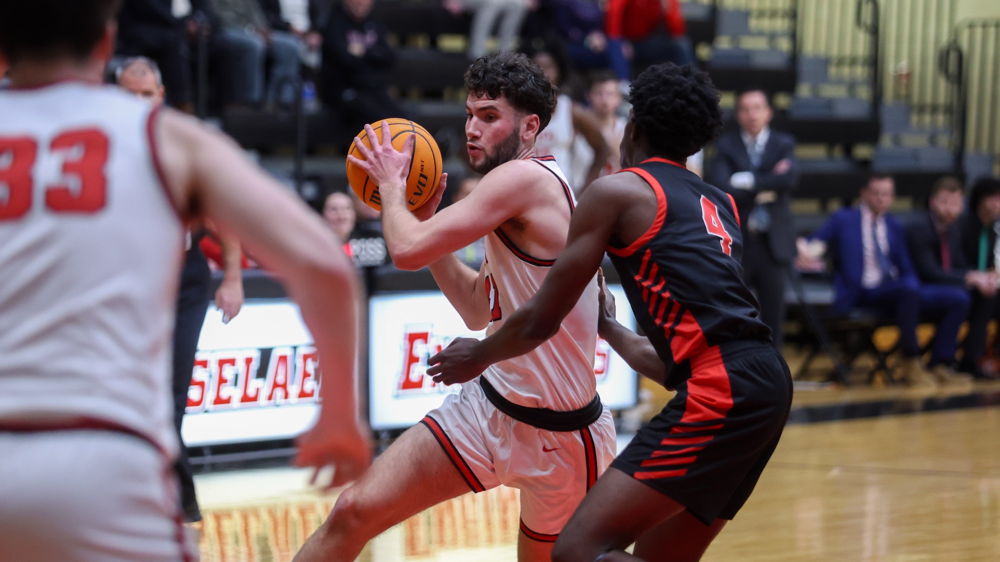 Andrew Deppe of the RPI Men’s Basketball team in action versus Bard on Saturday January 3 2025 in Troy, New York. 