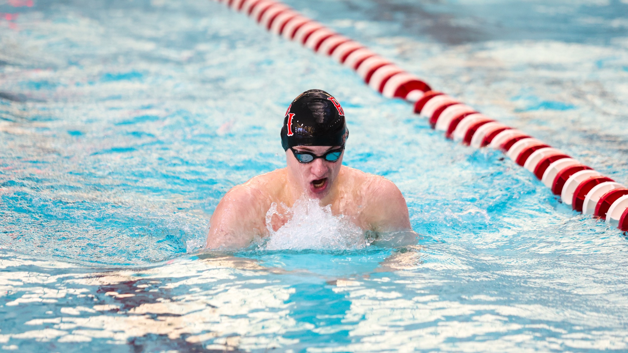 RPI Men’s Swimming and Diving in action versus Hamilton on Saturday, January 31, 2026 in Troy, New York. 