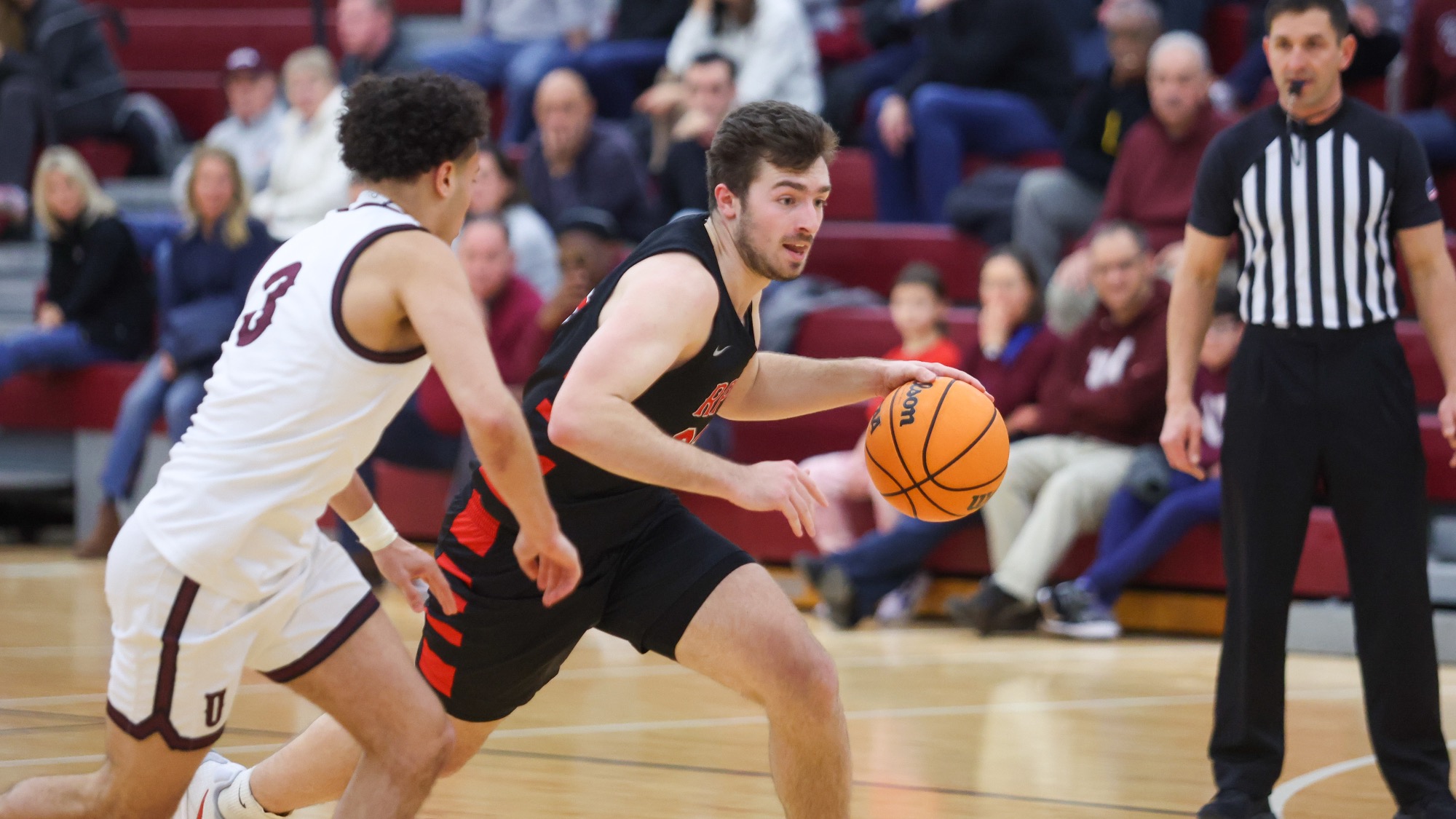 PJ Scalisi of RPI Men’s Basketball in action at Union on Saturday, January 31, 2026 in Schenectady, New York. 