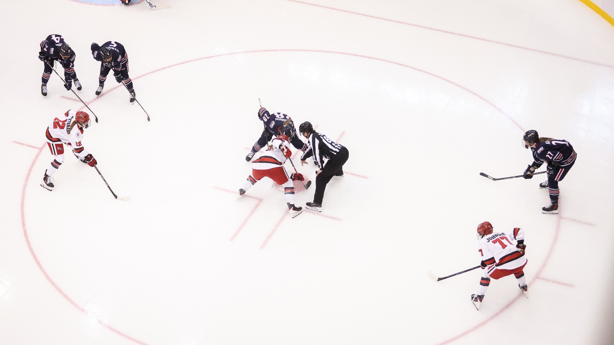RPI Women’s Ice Hockey in action versus RMU on Saturday October 10 2026 in Troy, New York. 