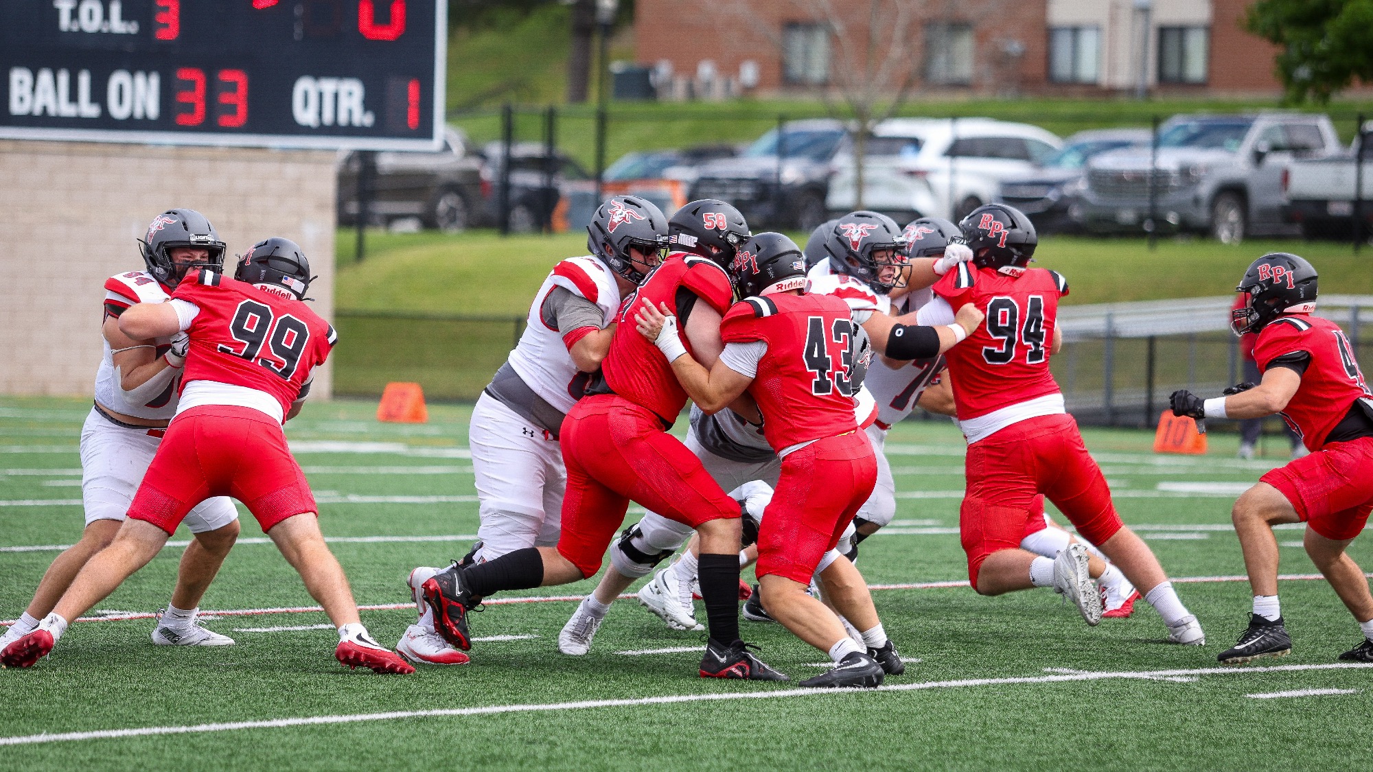RPI Football in action versus WPI on September 5 2026 in Troy New York. 
