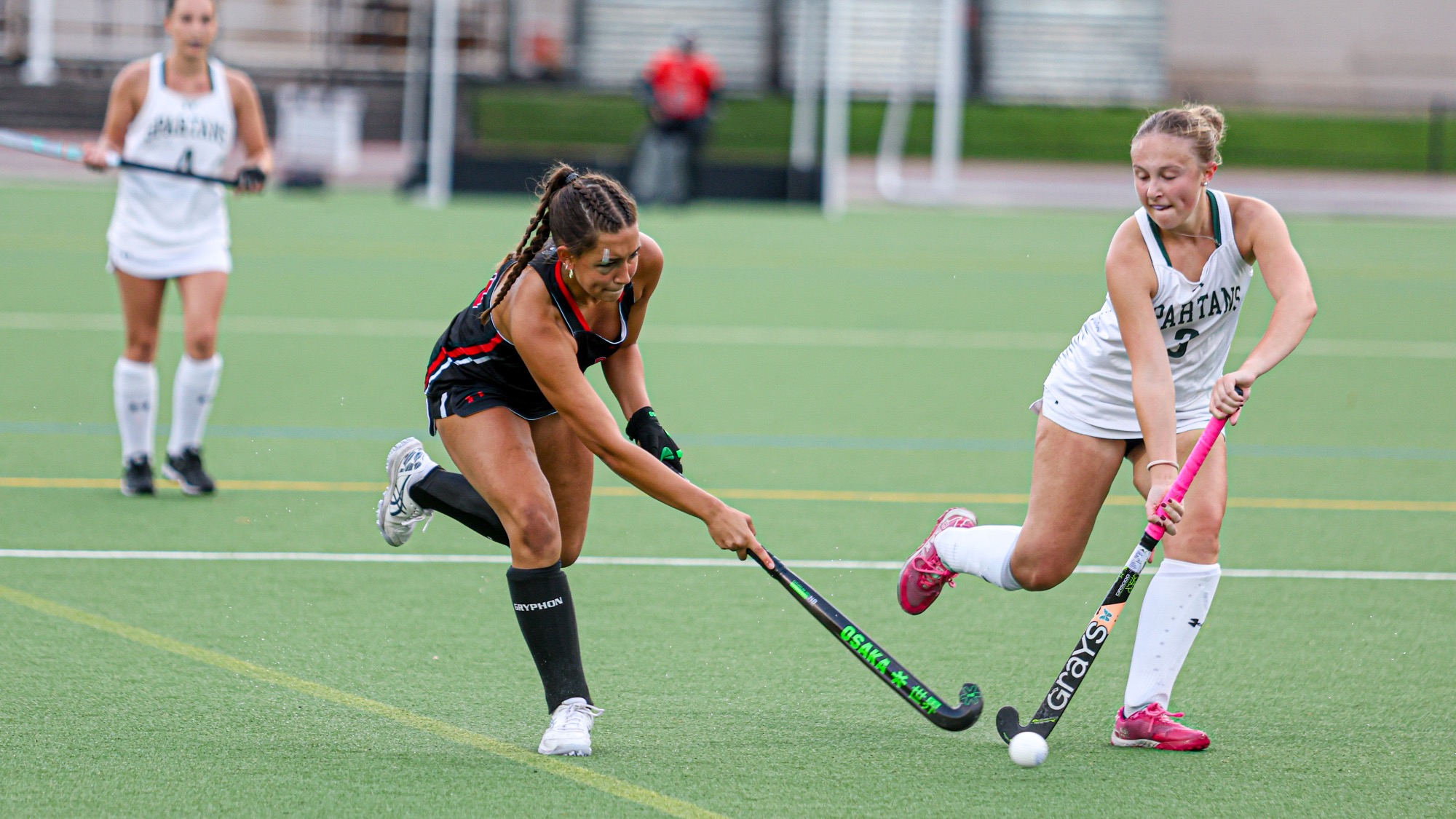 Emily Frey of RPI field hockey in action versus VTSU Castleton on Tuesday, October 13, 2026 in Troy, New York. 