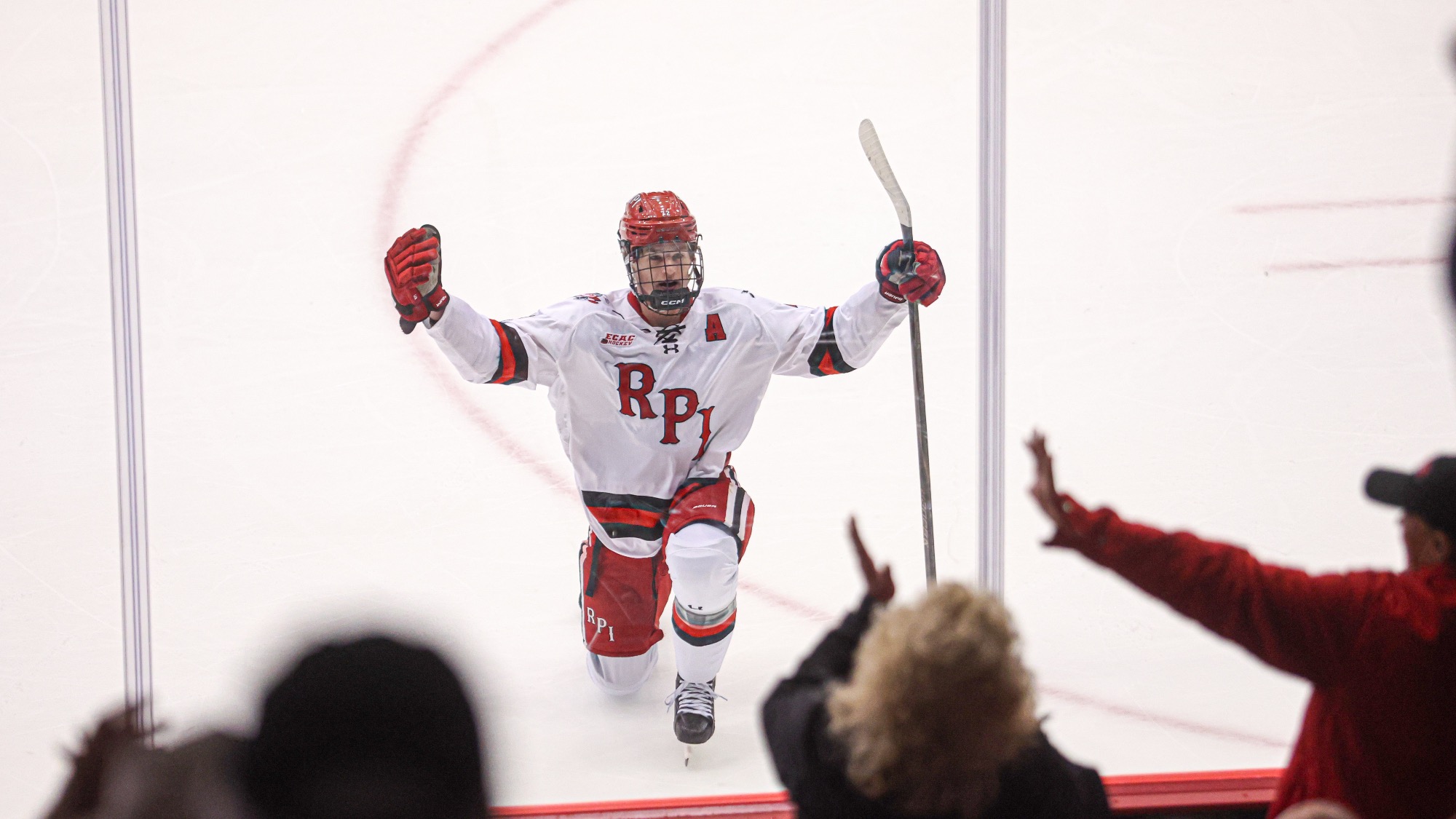 Jagger Tapper of RPI Men’s Hockey in action versus LIU on Friday, October 16, 2026 in Troy New York. 