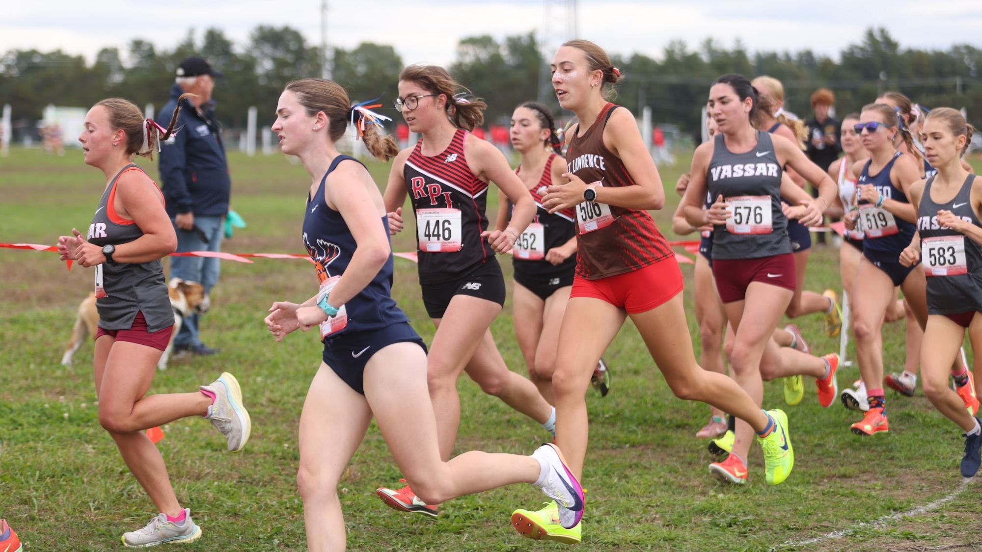 Fran Mavricos of the RPI Cross Country team in action at the RPI Fairgrounds Showdown on Saturday, September 26, 2026 in Greenwich, NY.