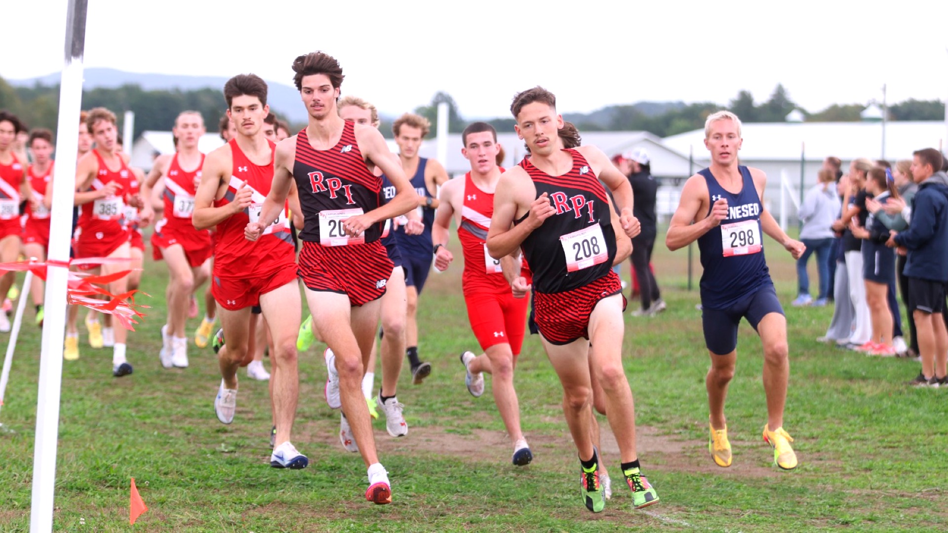 RPI Cross Country team in action at the RPI Fairgrounds Showdown on Saturday, September 26, 2026 in Greenwich, NY.