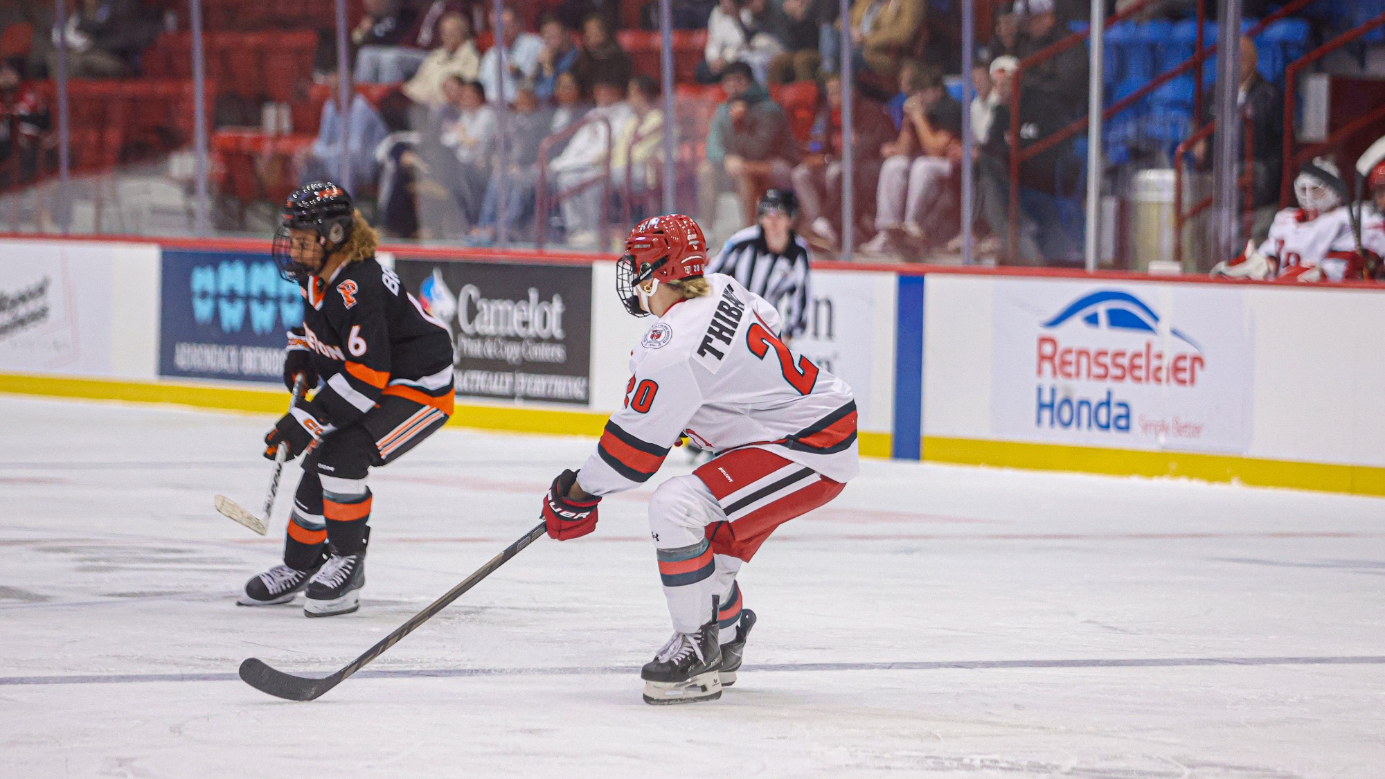 Juliette Thibault of RPI women’s ice hockey in action versus Princeton on Friday, October 23, 2026 in Troy New York. 