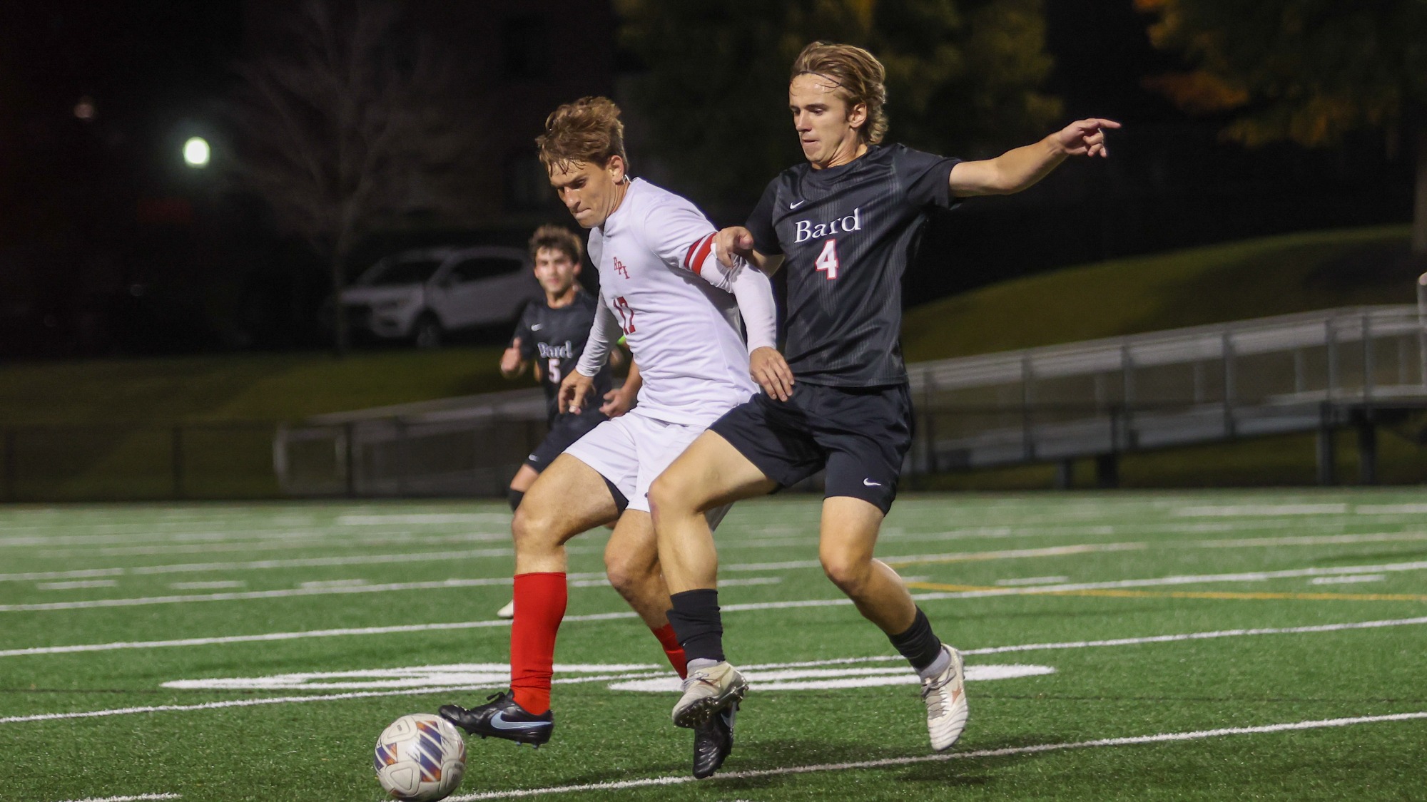 Noah Gregory of RPI Men's Soccer in action versus Bard on Wednesday, October 7, 2026 in Troy, New York.