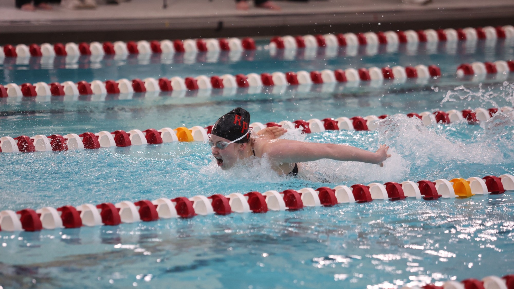 RPI Women’s Swimming and Diving in action versus Hamilton on Saturday, January 31, 2026 in Troy, New York.