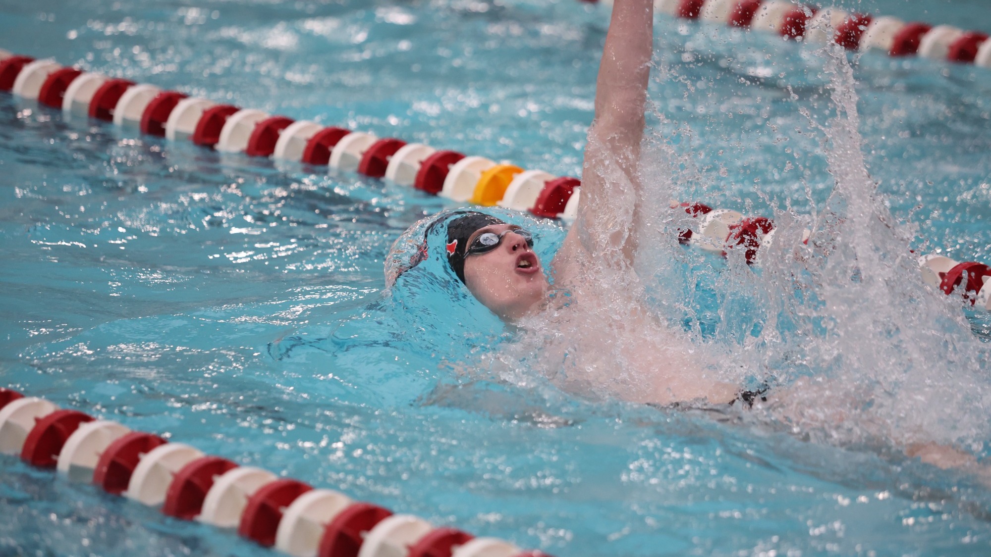 RPI Men’s Swimming and Diving in action versus Hamilton on Saturday, January 31, 2026 in Troy, New York.