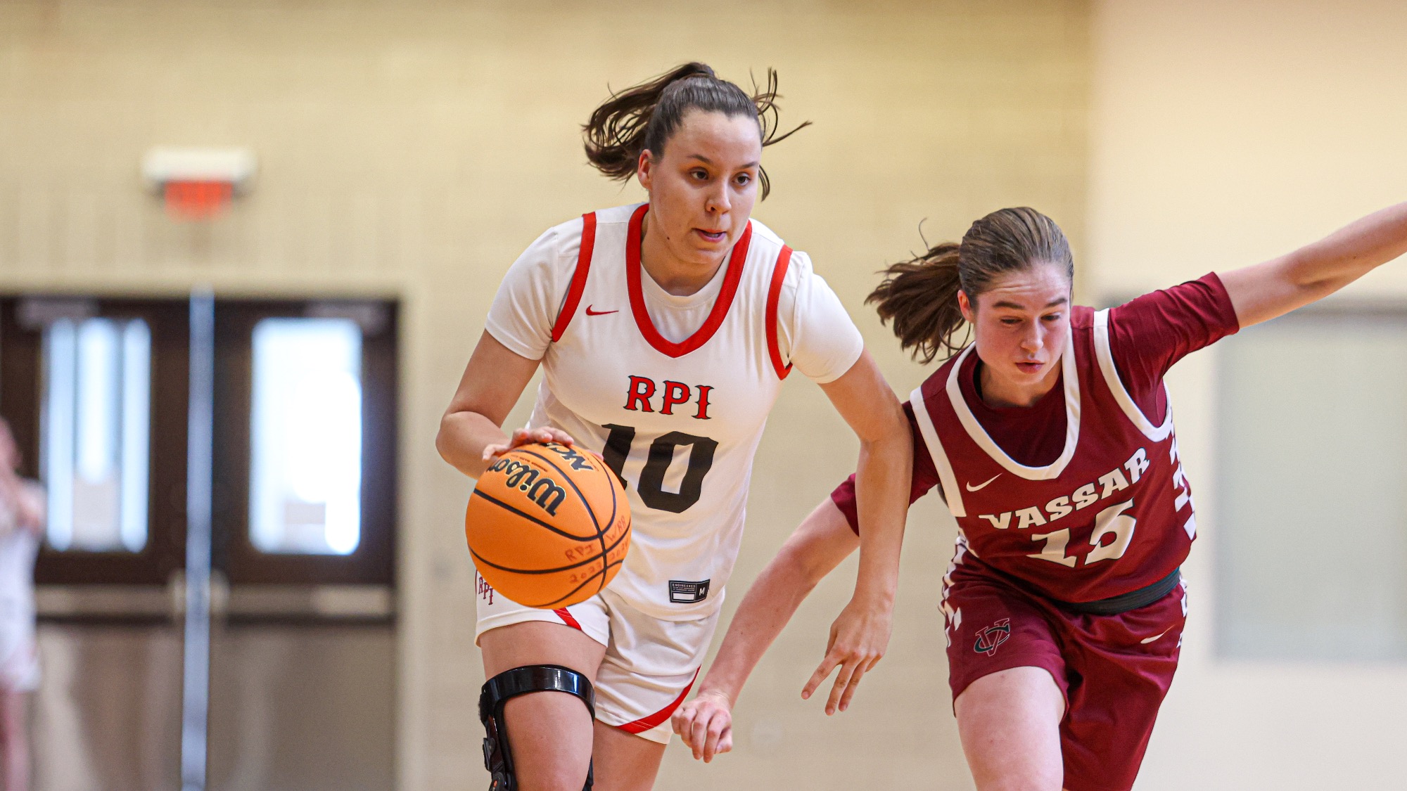 Siena Smith of the RPI Women's Basketball team in action versus Vassar on Saturday, February 7, 2026 in Troy, New York.