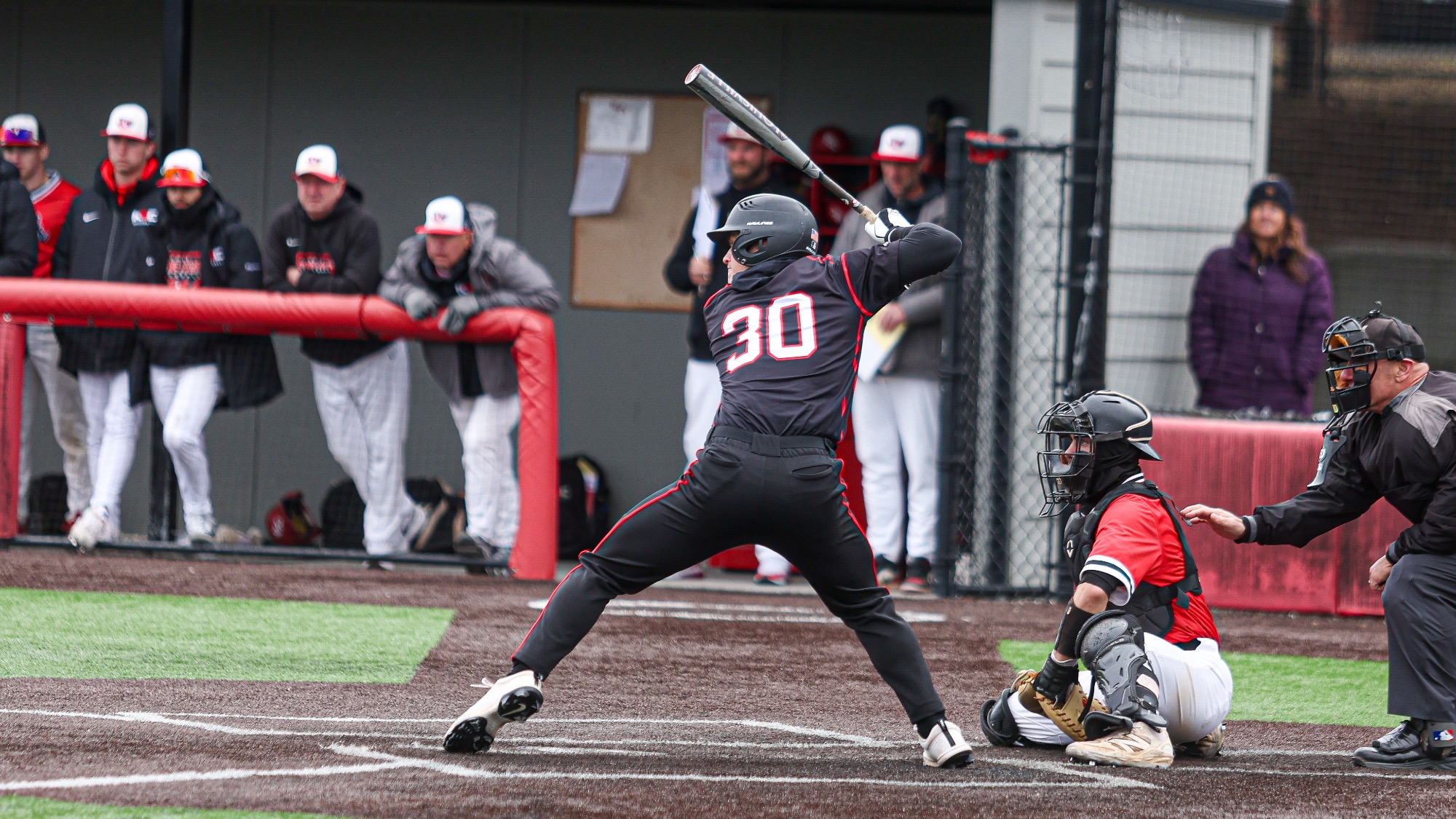 Michael Lebenson of RPI Baseball in action versus Keene State on Sunday, March 15 2026 in Troy New York. 