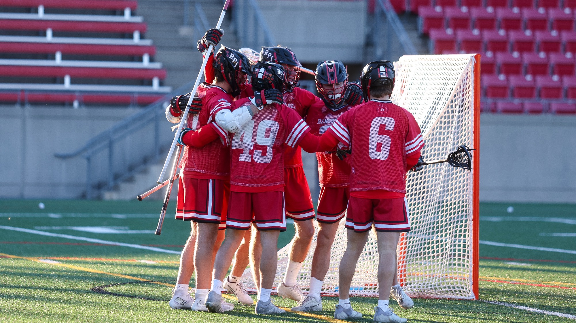 RPI Men’s Lacrosse team in action versus Williams on Wednesday, March 18, 2026 in Troy, New York. 
