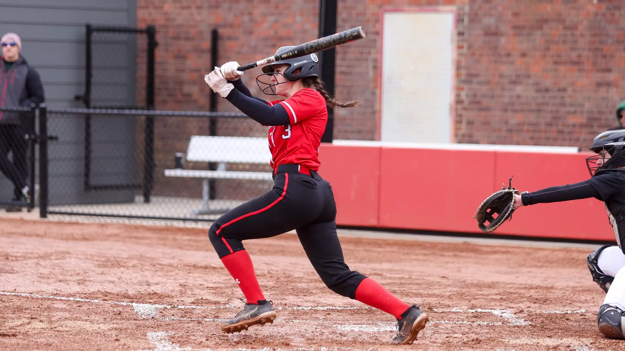 Sydney Speanburg of RPI Softball in action versus Russell Sage College on Thursday, March 19, 2026 in Troy, New York.