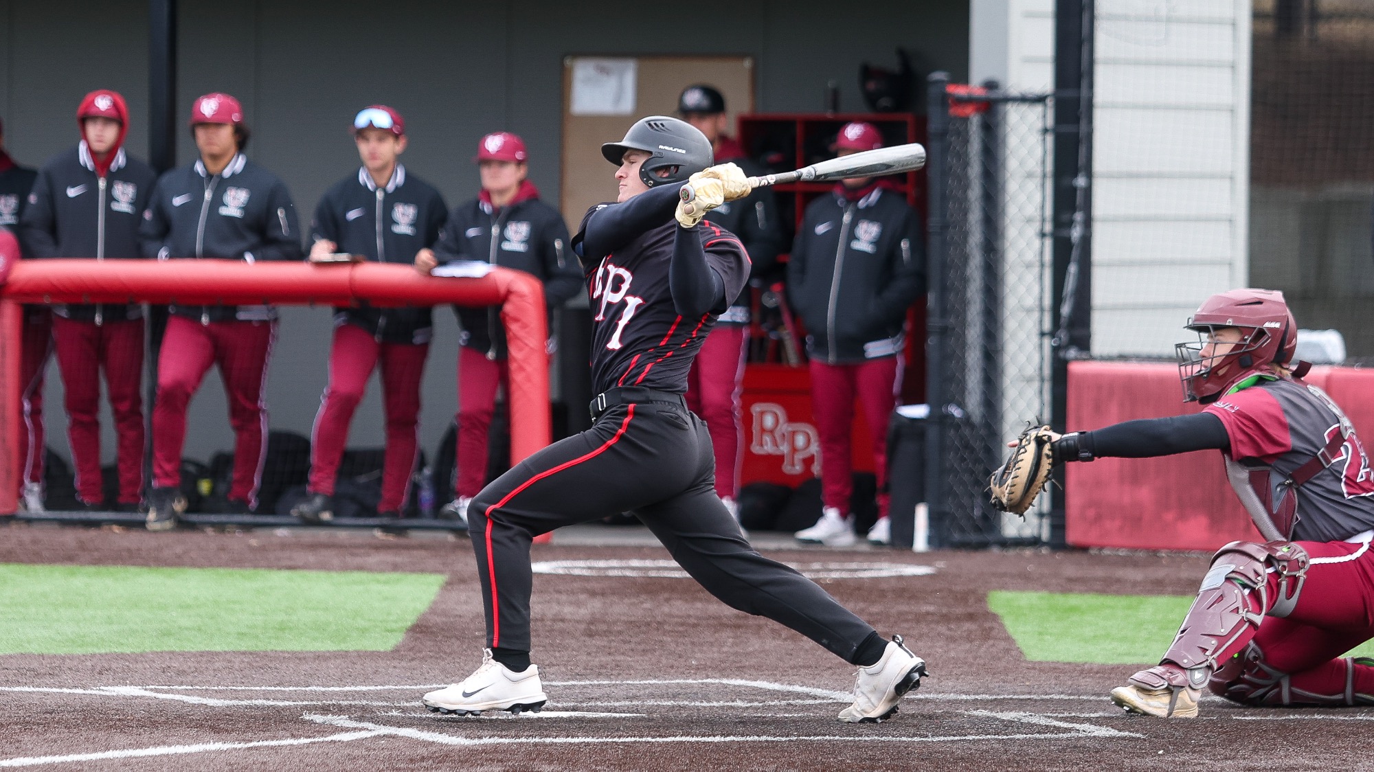 Michael Lebenson of RPI Baseball in action versus Vassar on Saturday, March 21, 2026 in Troy, New York.