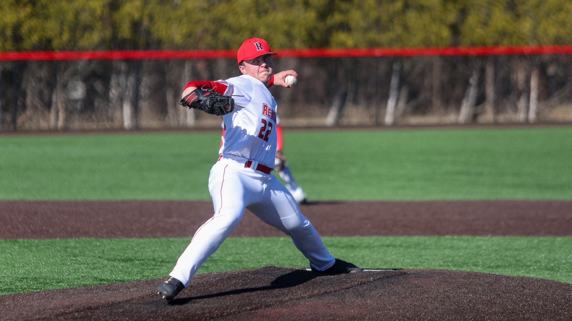 Garret Gates of RPI Baseball in action versus Skidmore on Friday, March 27, 2026 in Troy, New York.