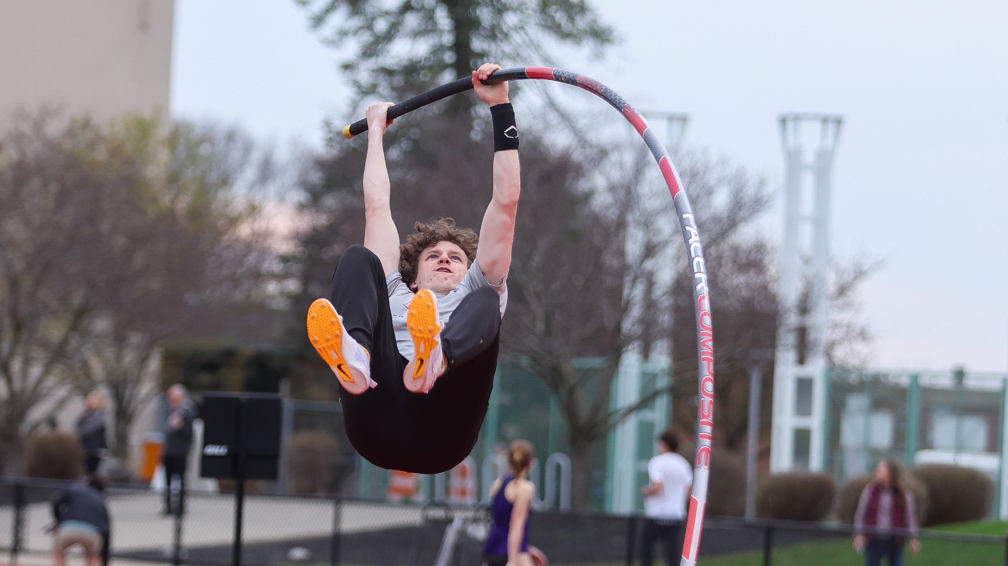 Moss Dengler of RPI Track and Field in action at the RPI Under the Lights meet on Friday, April 10, 2026 in Troy, New York. 
