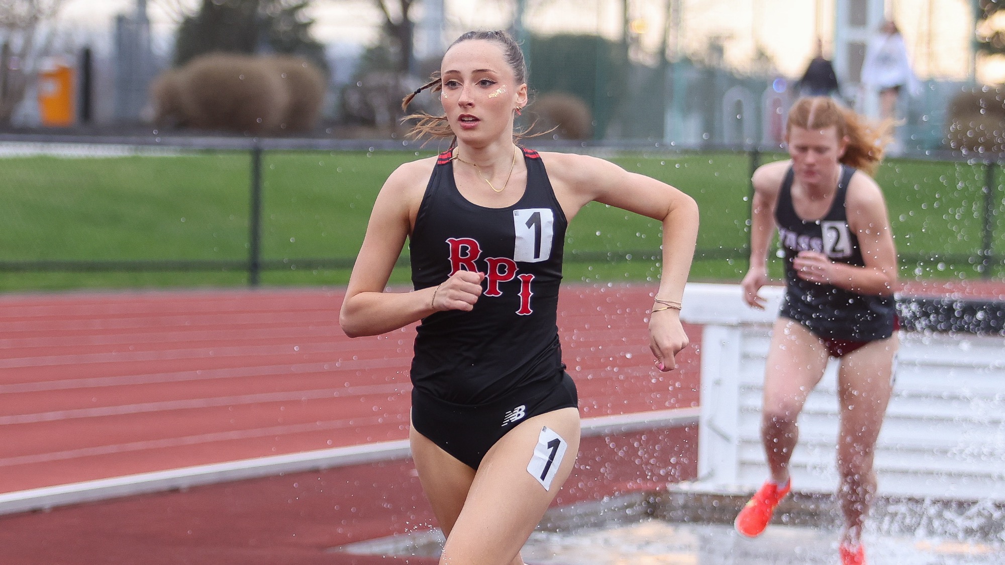 Claudia Wolfe of RPI Track and Field in action at the RPI Under the Lights meet on Friday, April 10, 2026 in Troy, New York. 