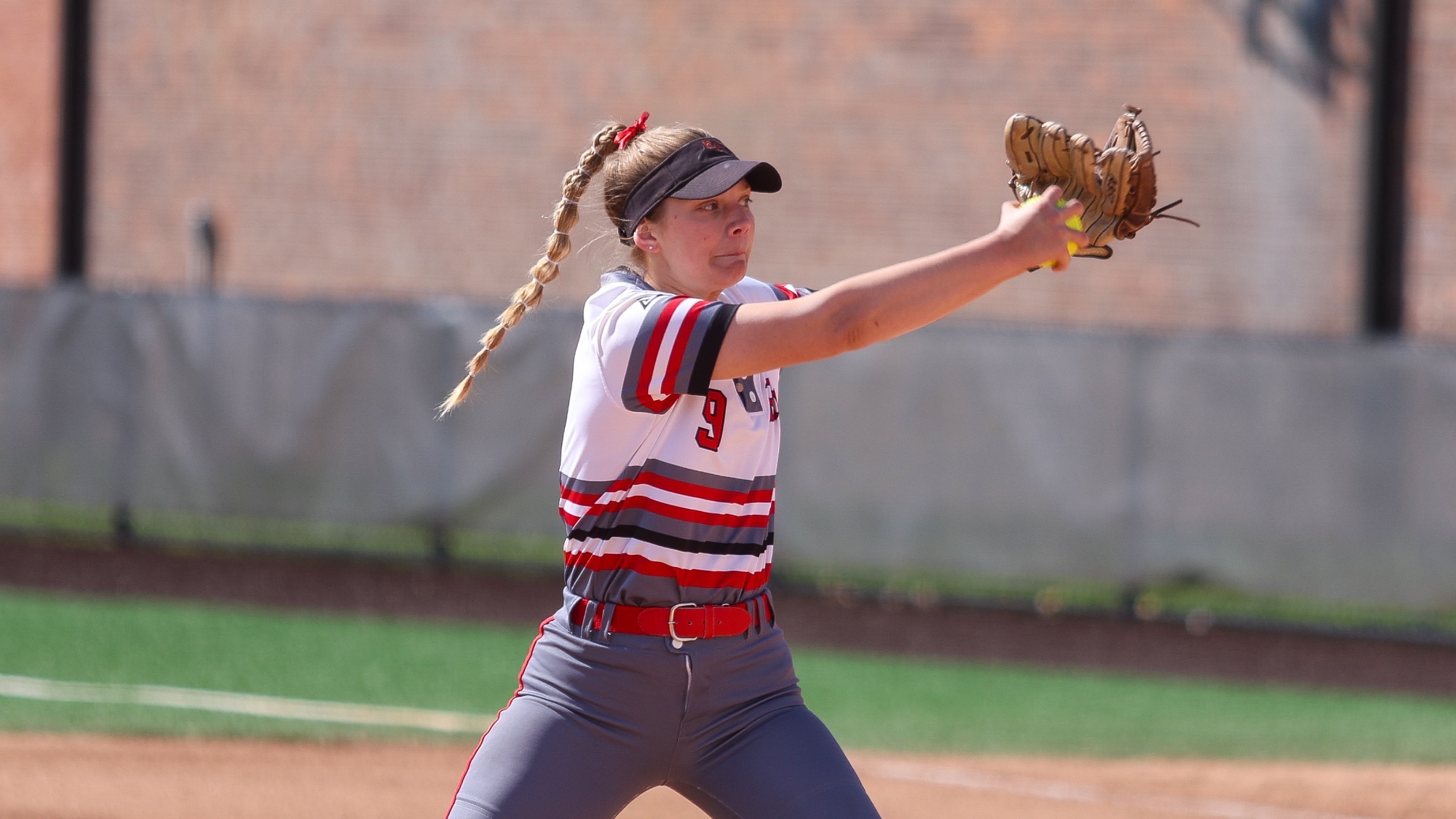 Callie Volker of RPI Softball in action versus Hamilton on Tuesday April 21 2026 in Troy, New York. 