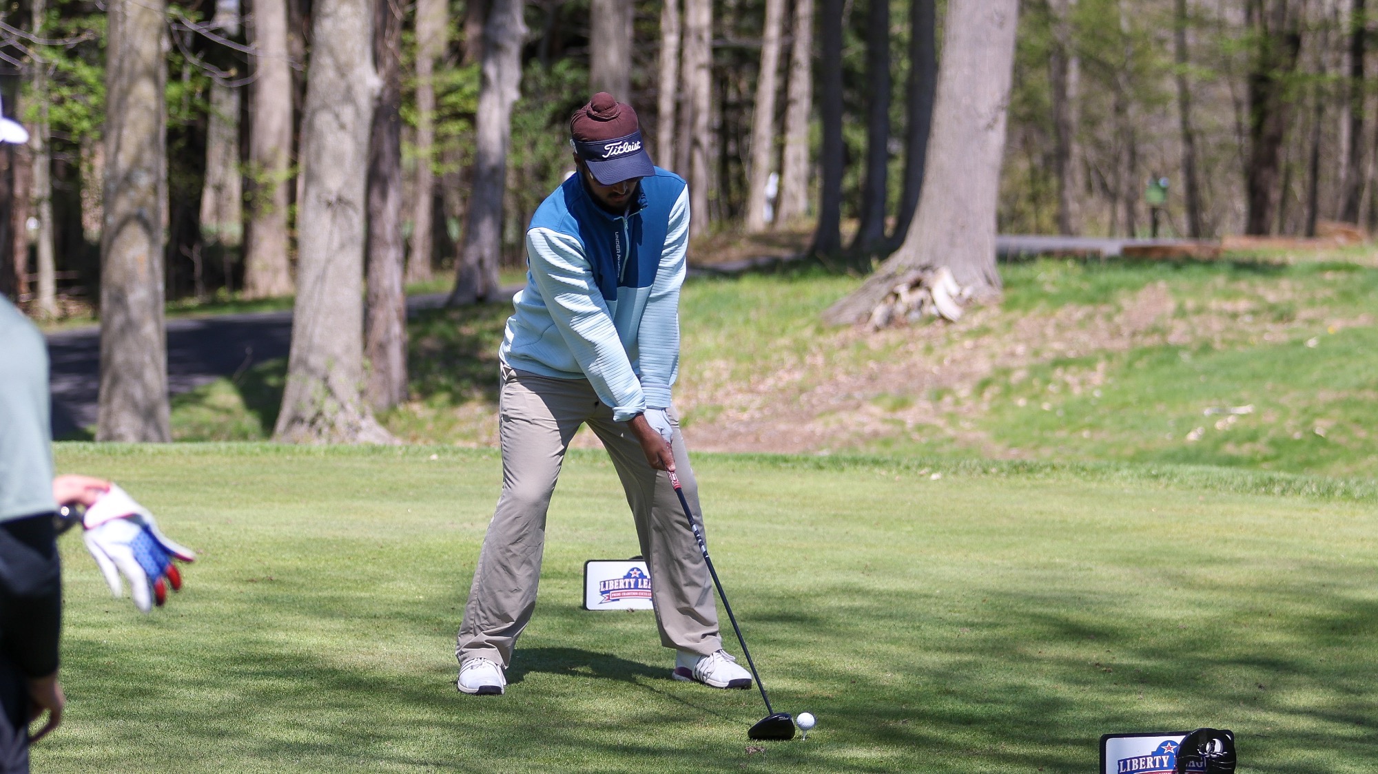 Sujaan Singh of RPI Golf in action at the Liberty League Championship's on Friday April 24 2026 in Verona, New York 