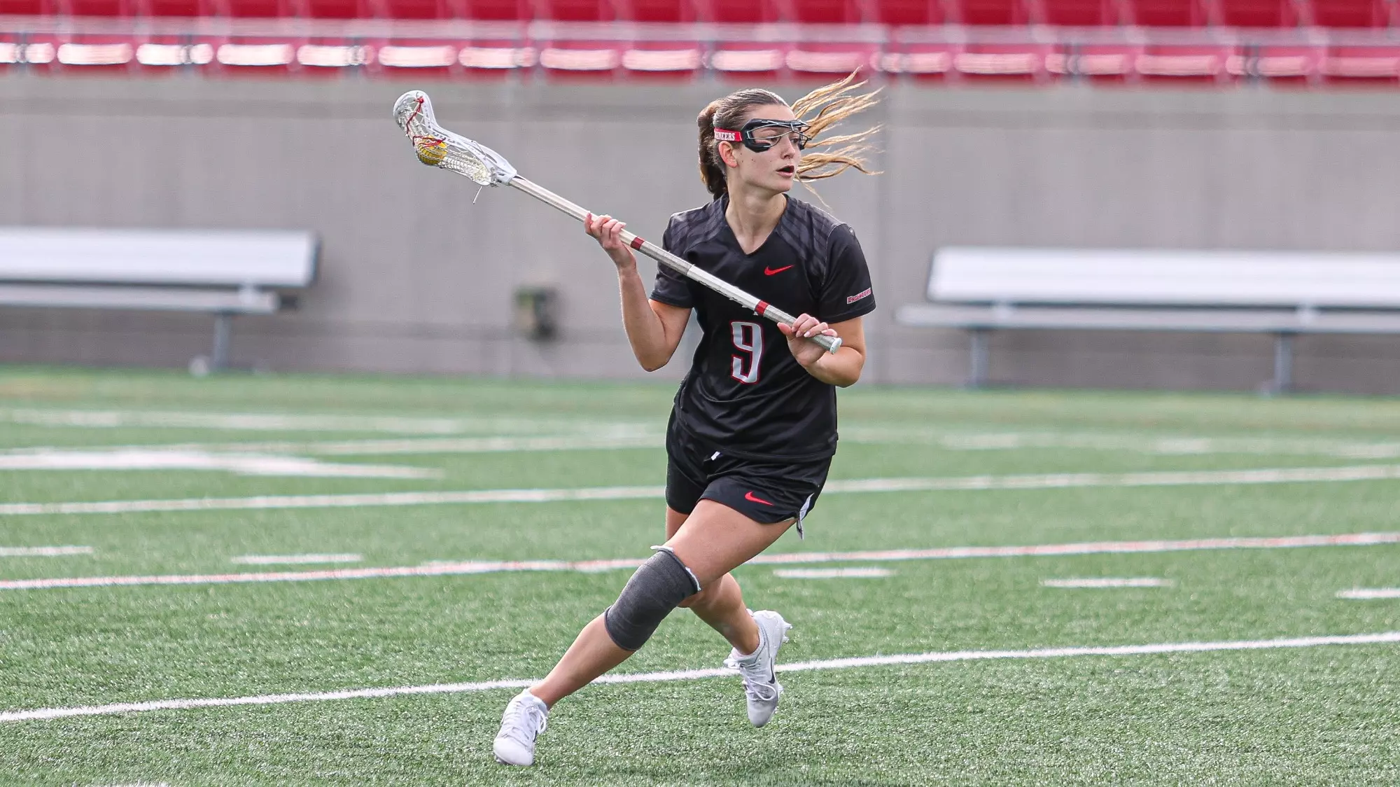 Camille Stackhouse of the RPI Women's Lacrosse team in action versus Vassar on Friday, April 3 2026 in Troy, New York.