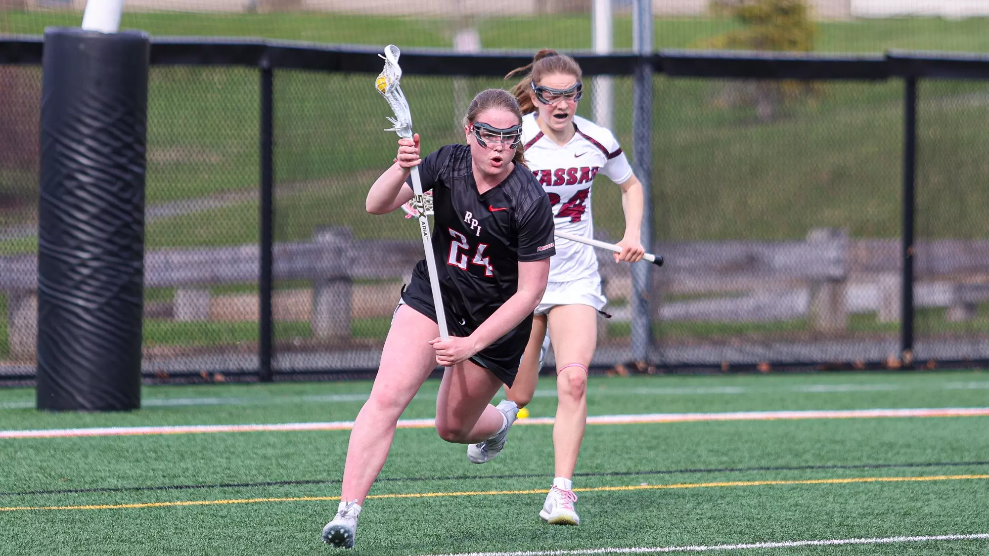 Maddie Phelan of the RPI Women's Lacrosse team in action versus Vassar on Friday, April 3 2026 in Troy, New York.