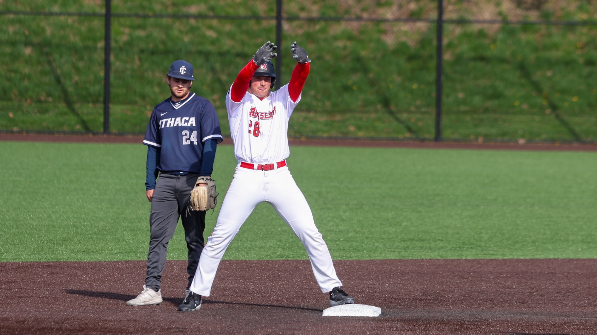 Alex Coombes of RPI Baseball in action versus Ithaca on Friday May 1 2026 in Troy New York. 