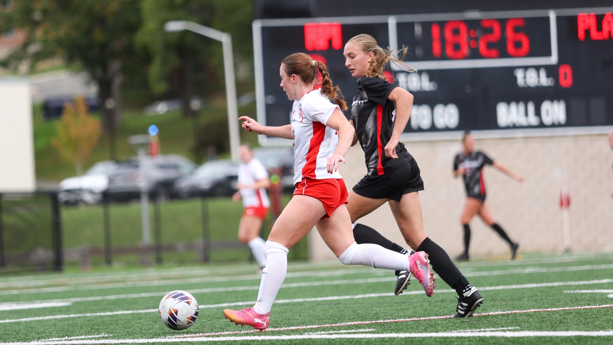 Keleigh Nihart of the RPI Womens Soccer team in action versus Plattsburgh on Saturday, September 19, 2026 in Troy New York. 