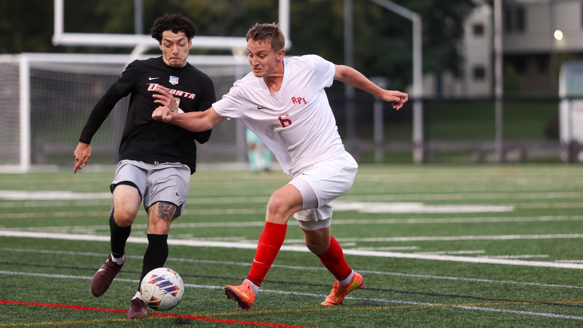 Andy Palm of the RPI Mens Soccer team in action versus Oneonta on Saturday, September 19, 2026 in Troy New York. 