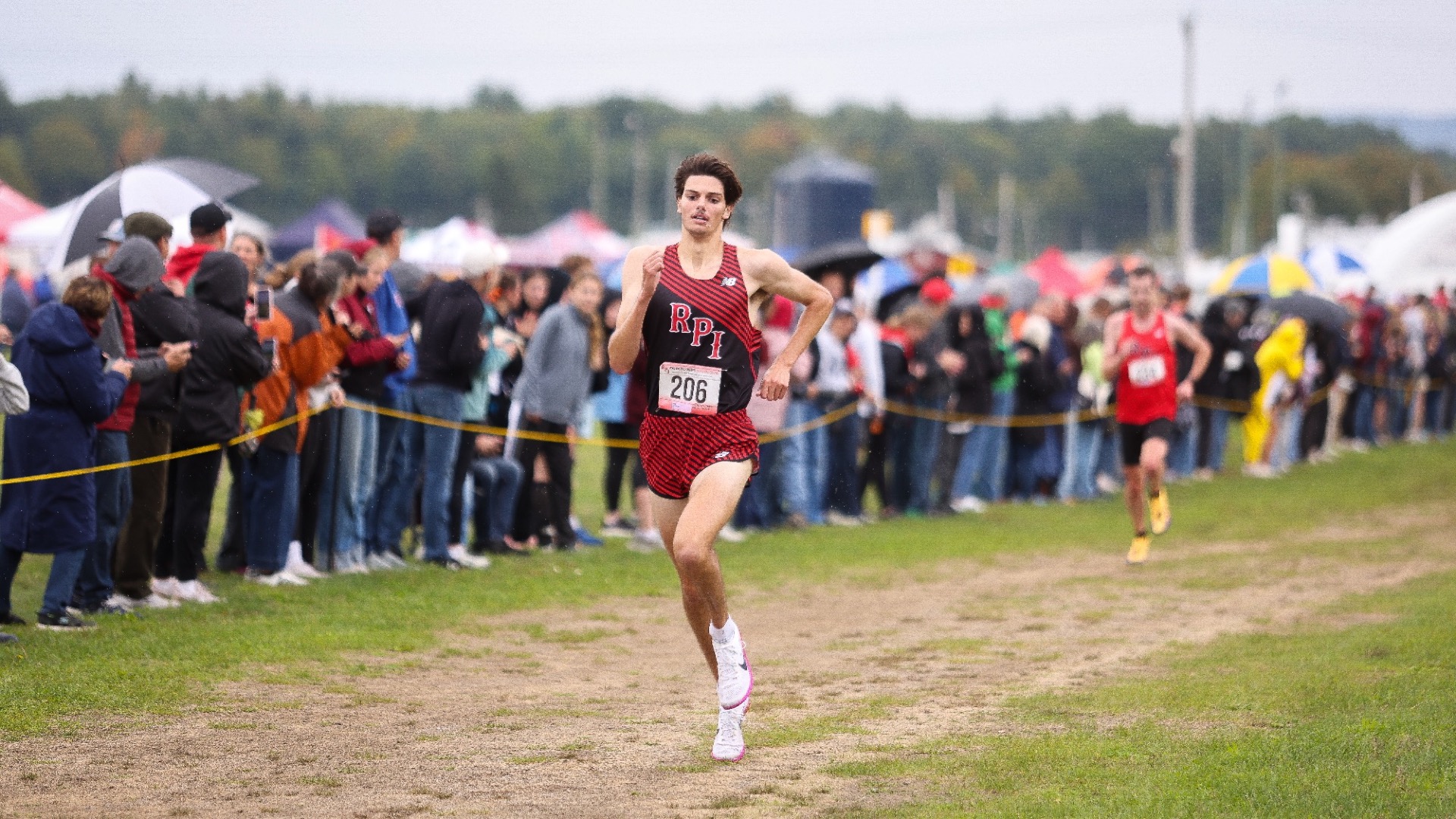 Evan Lacey of the RPI Cross Country team in action at the RPI Fairgrounds Showdown on Saturday, September 26, 2026 in Greenwich, NY. 