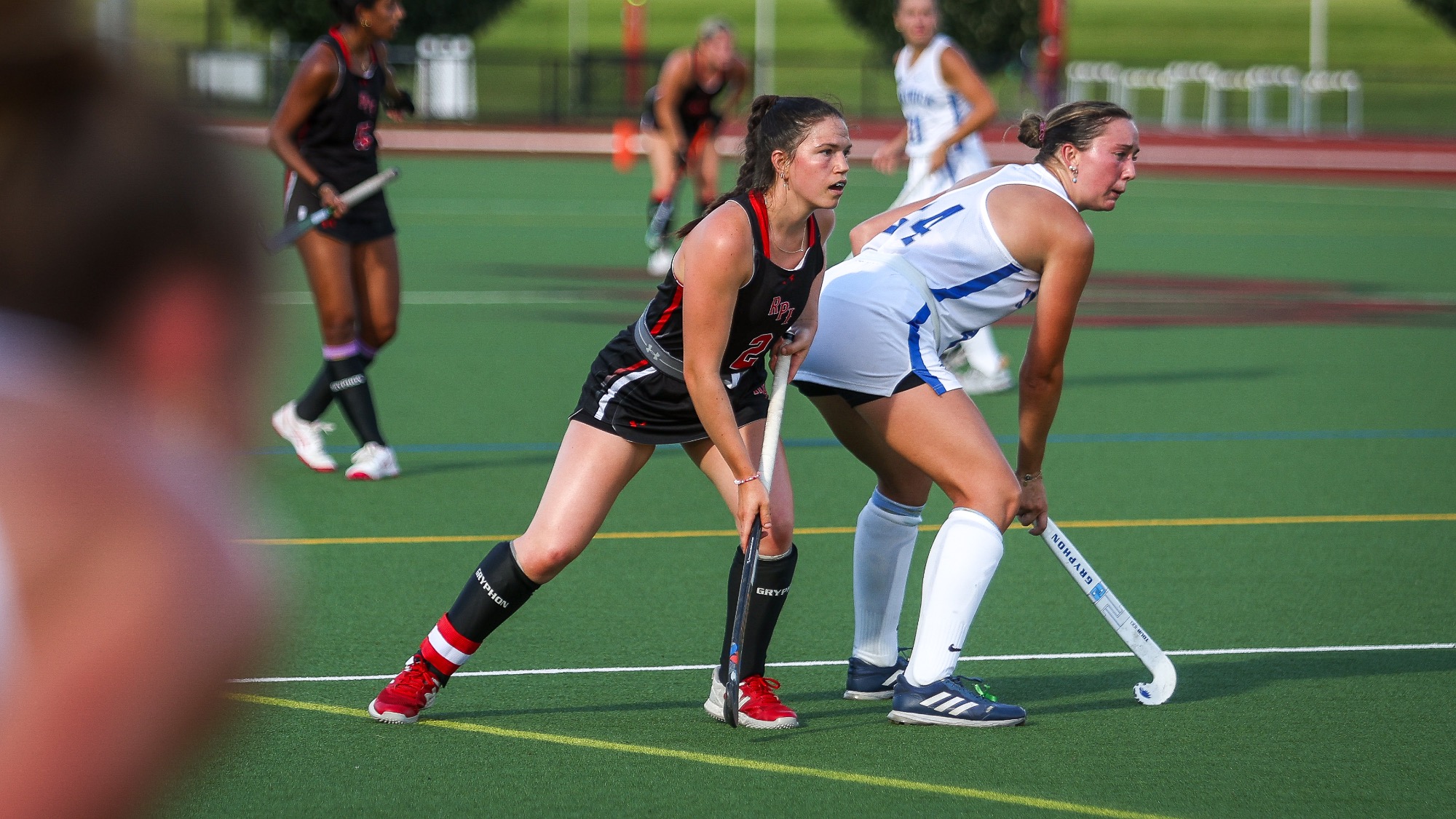 Katie Galgay of RPI Field Hockey in action versus Hartwick on Friday September 4 2026 in Troy New York.