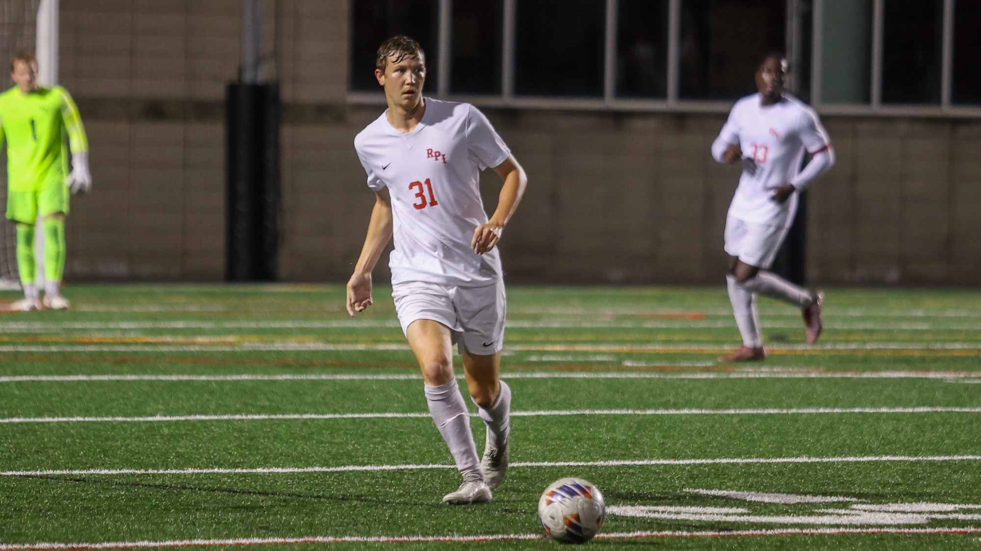 Benjamin Dionisio of RPI Men's Soccer in action versus Keene State on Wednesday September 9 2026 in Troy, New York.