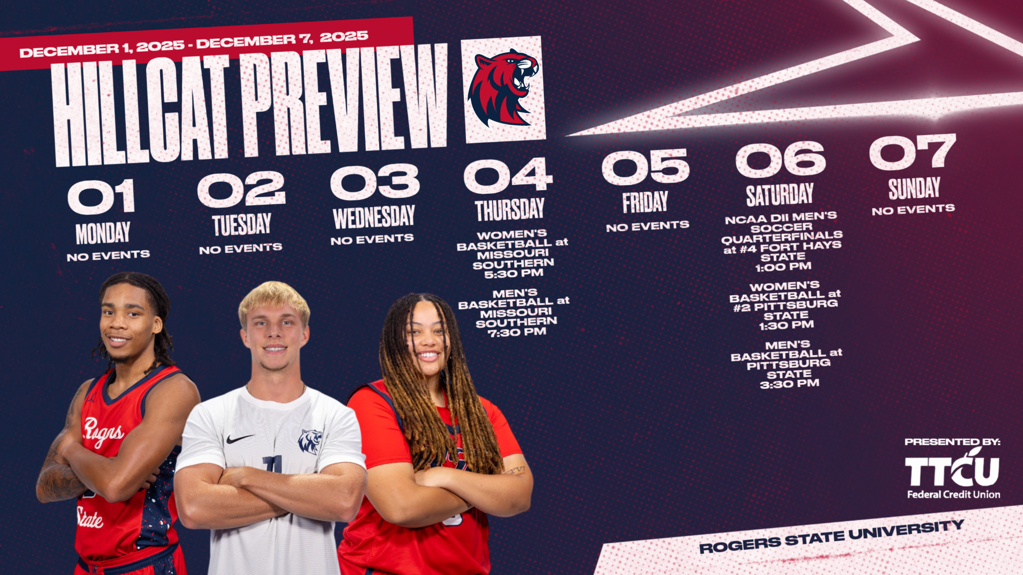 Hillcat Preview Dec. 1 - 7