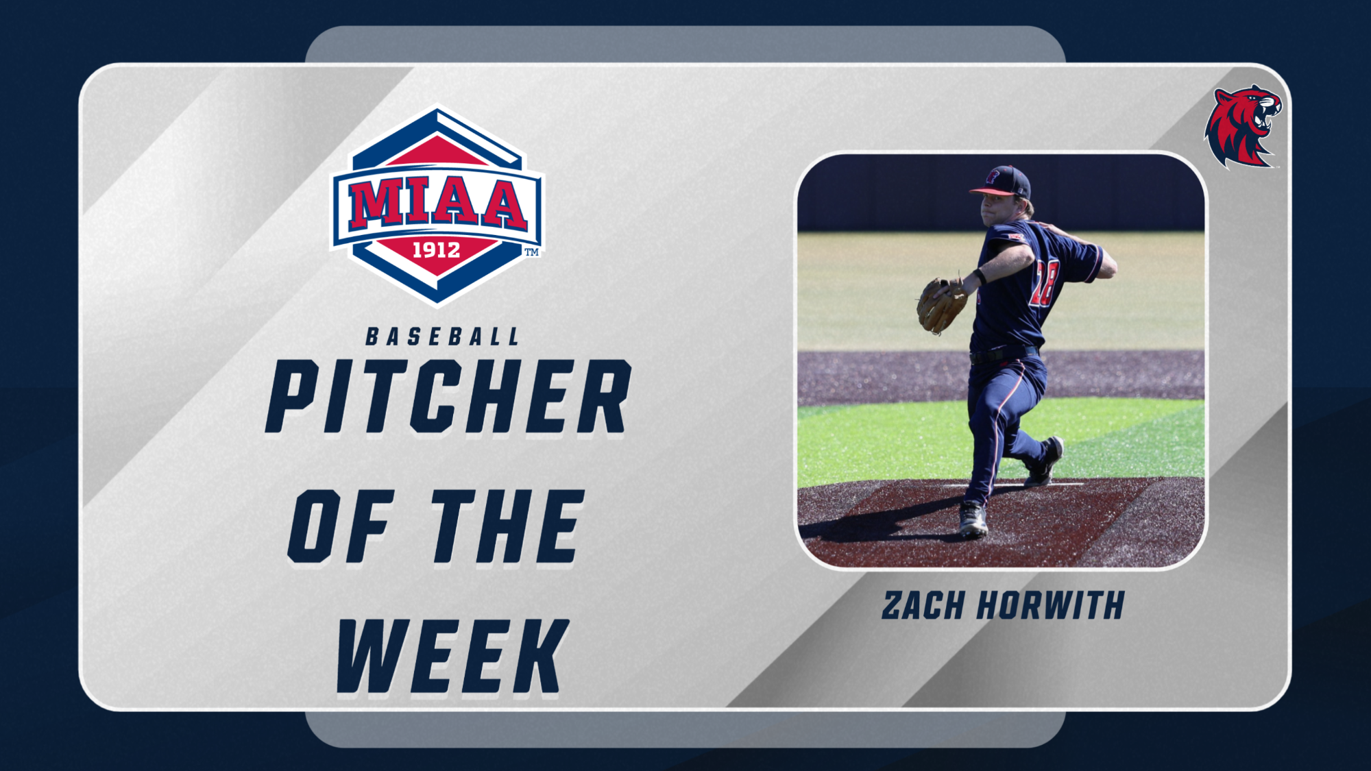 Zach Horwith MIAA Pitcher of the Week 3/30 
