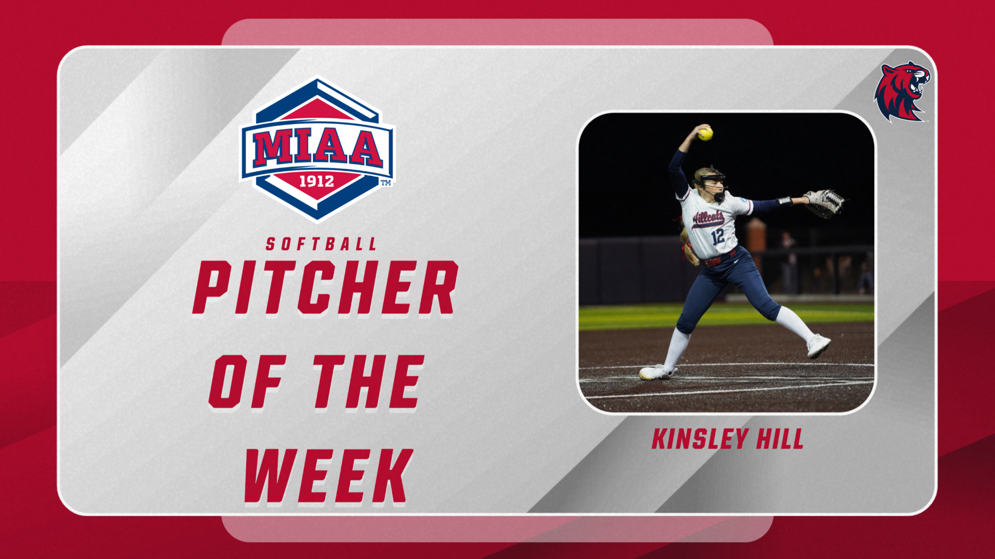 Kinsley Hill MIAA Pitcher of the Week 3/30/26
