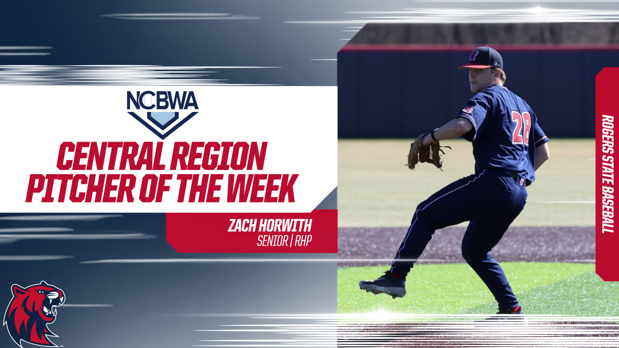 Zach Horwith NCBWA Pitcher of the Week