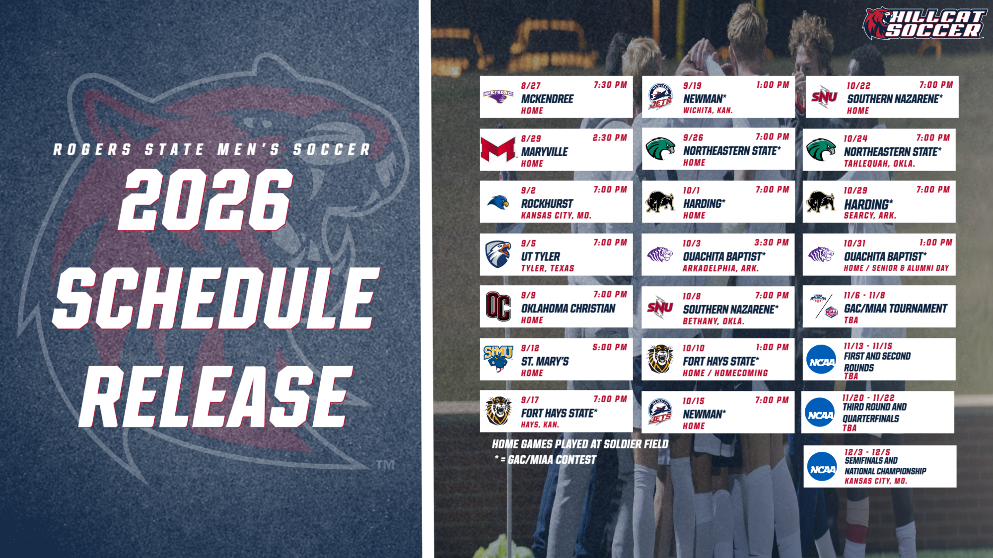 2026 MSOC Schedule Release