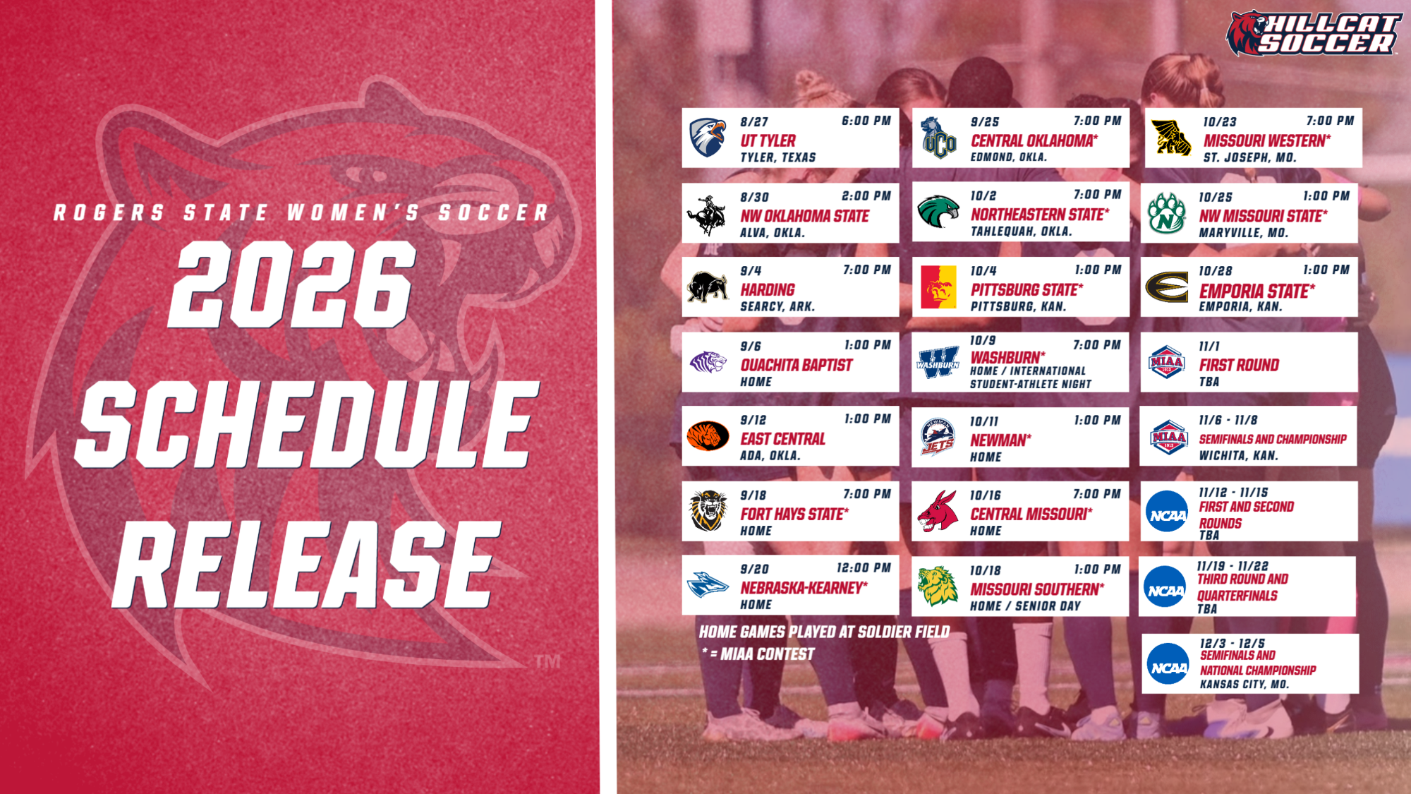 2026 WSOC Schedule Release