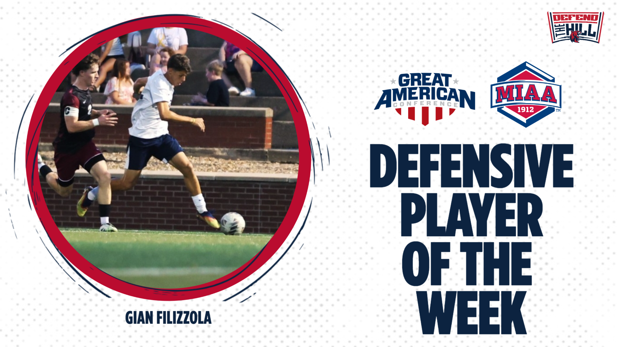 Gian Filizzola Defensive Player of the Week 2026 w3