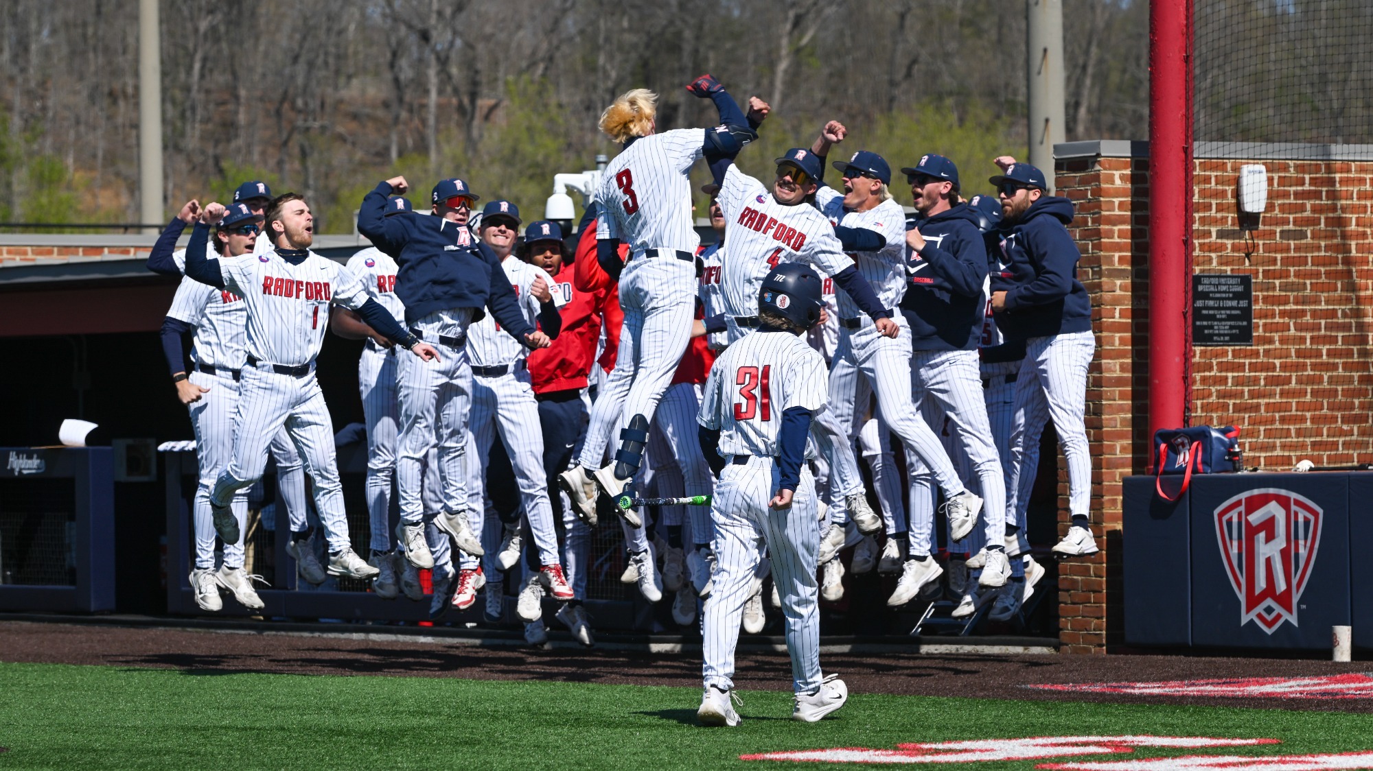 ETSU BASEBALL vs  Radford in Radford, Va., (AP Photo/Robert Simmons)