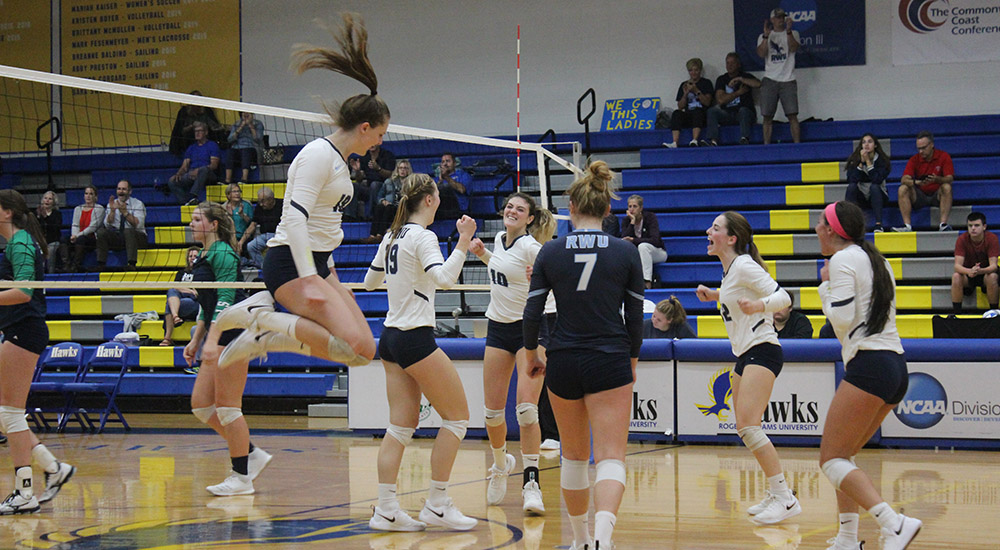 Volleyball Bests Endicott In Five Roger Williams University Athletics