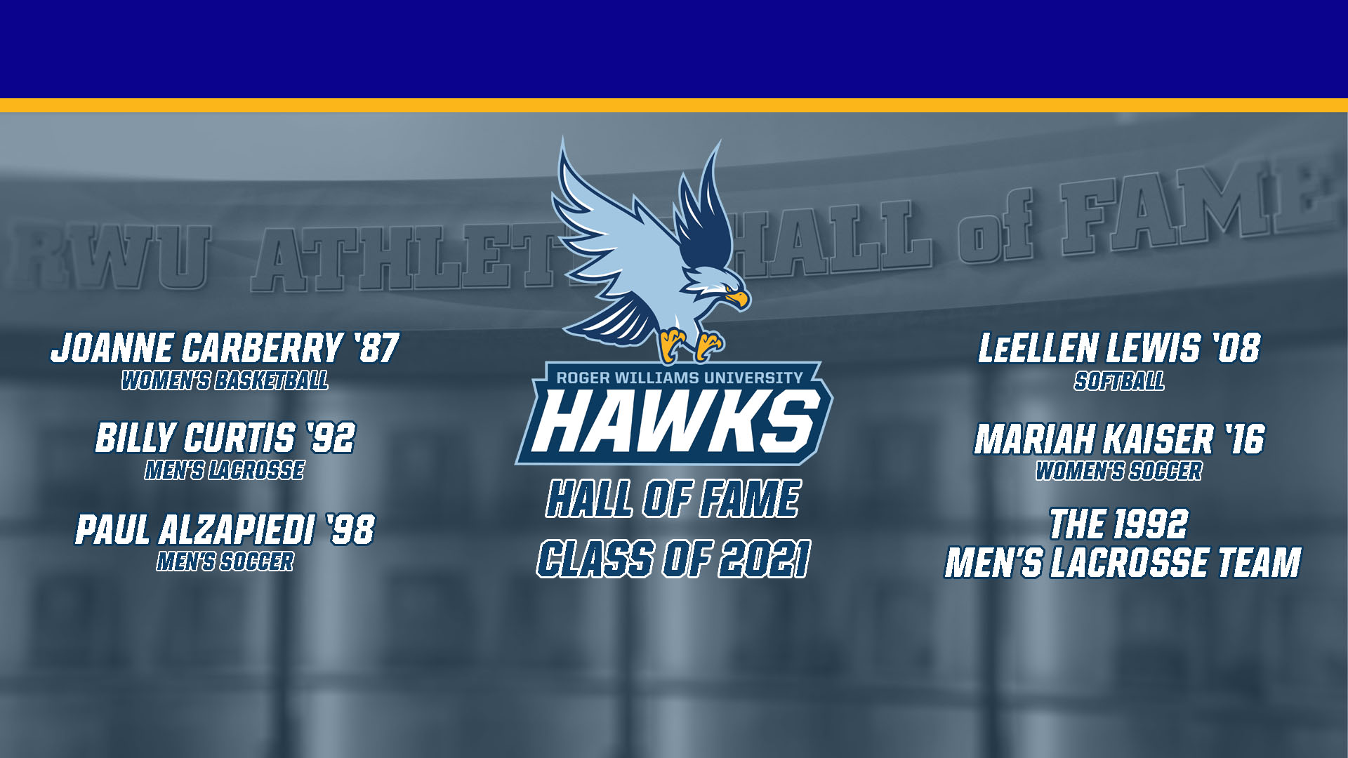 2021 Hall of Fame Induction Release