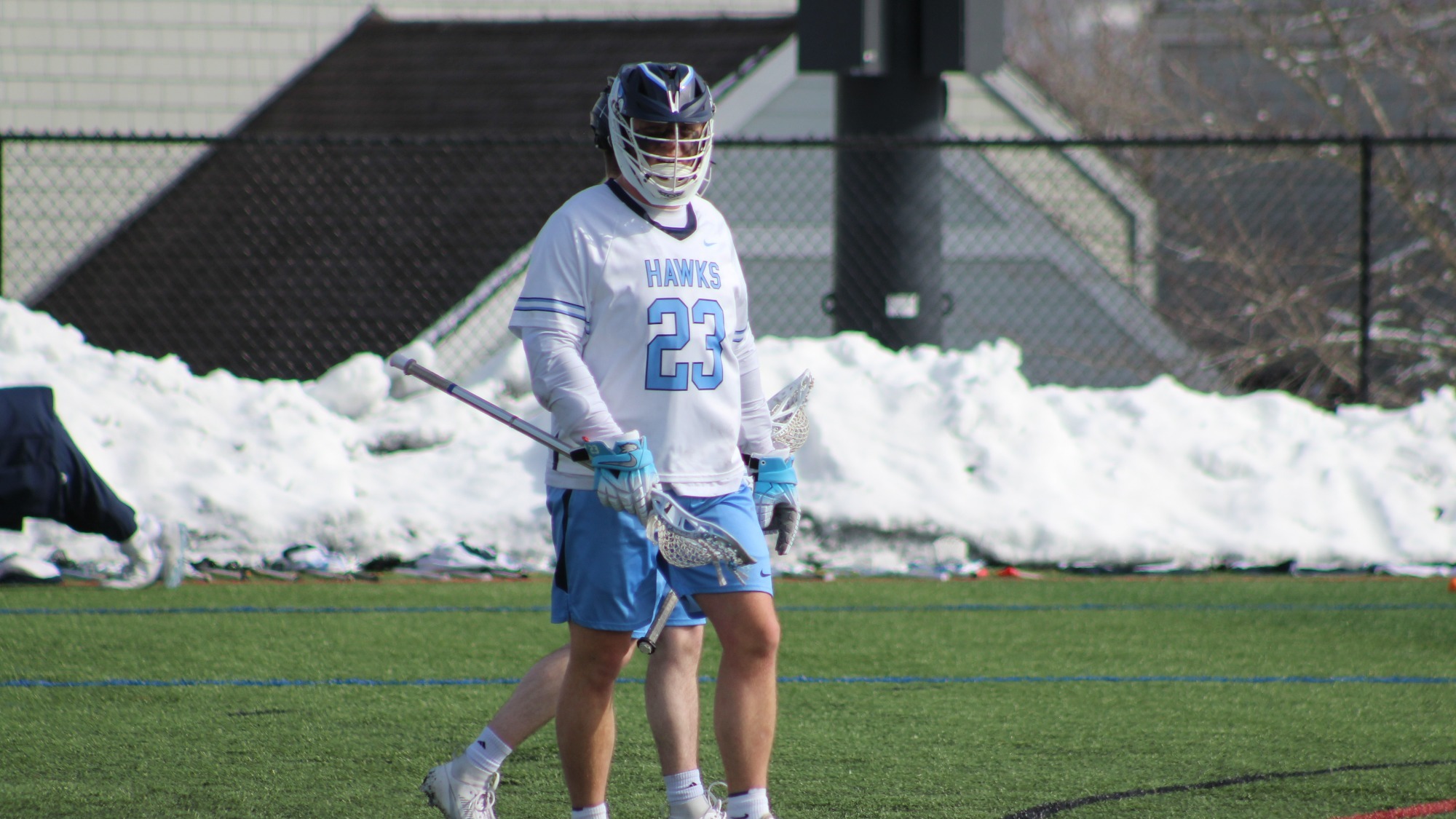 Men’s Lacrosse Hawks Dominate Lasell in NonConference Win Roger