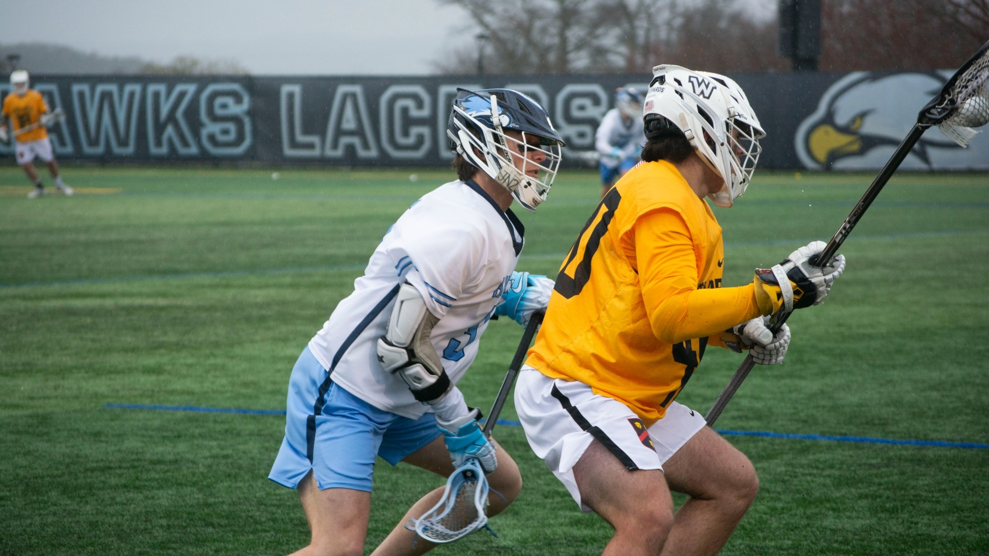 Men’s Lacrosse Hawks Offense Comes Alive in Fourth, Complete Comeback