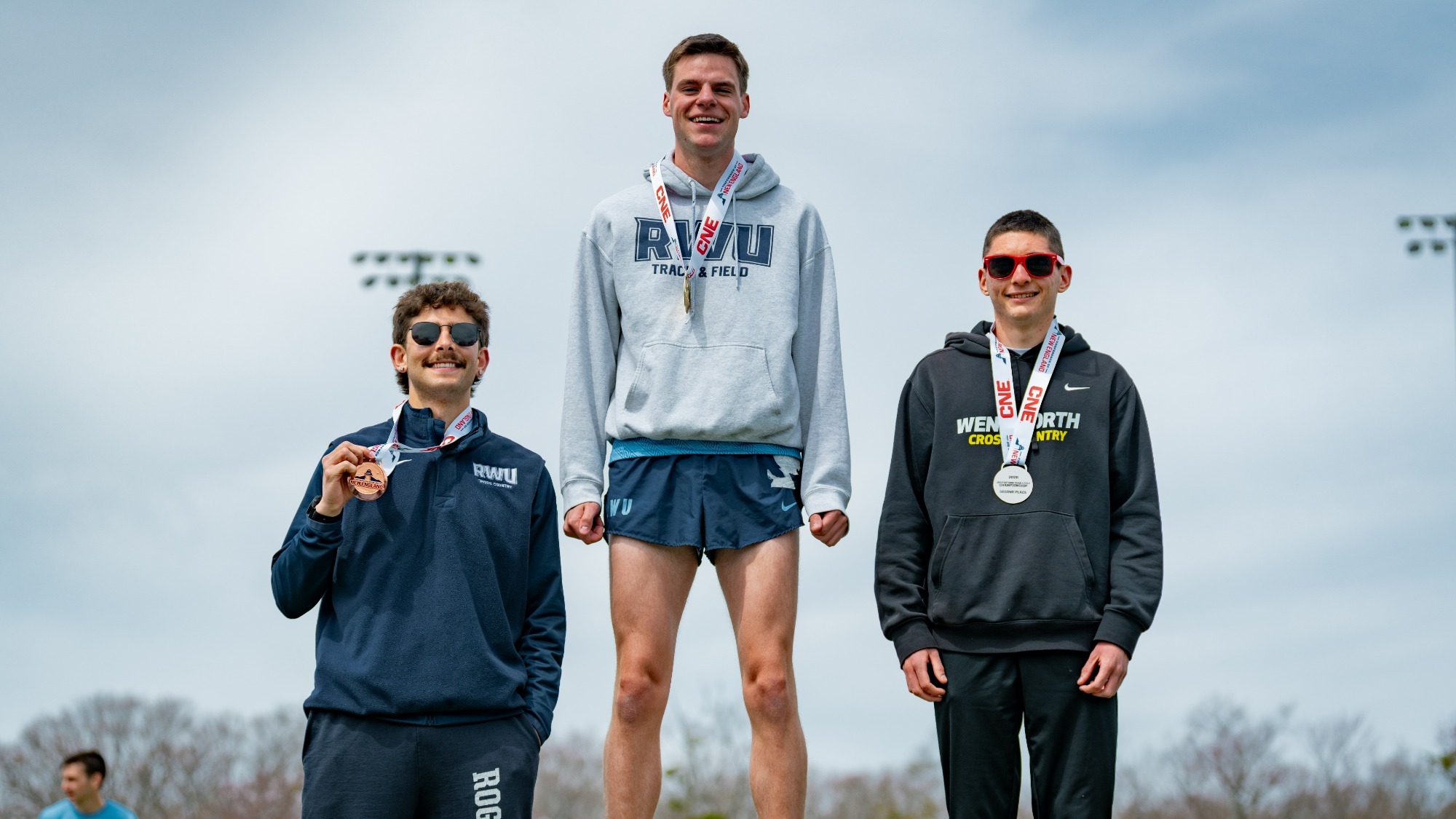 Labell and Evans Podium