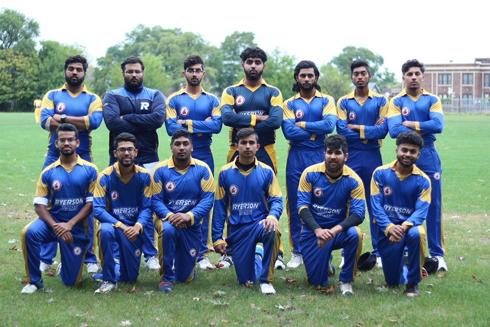 The men's cricket team photo from the regional championship.