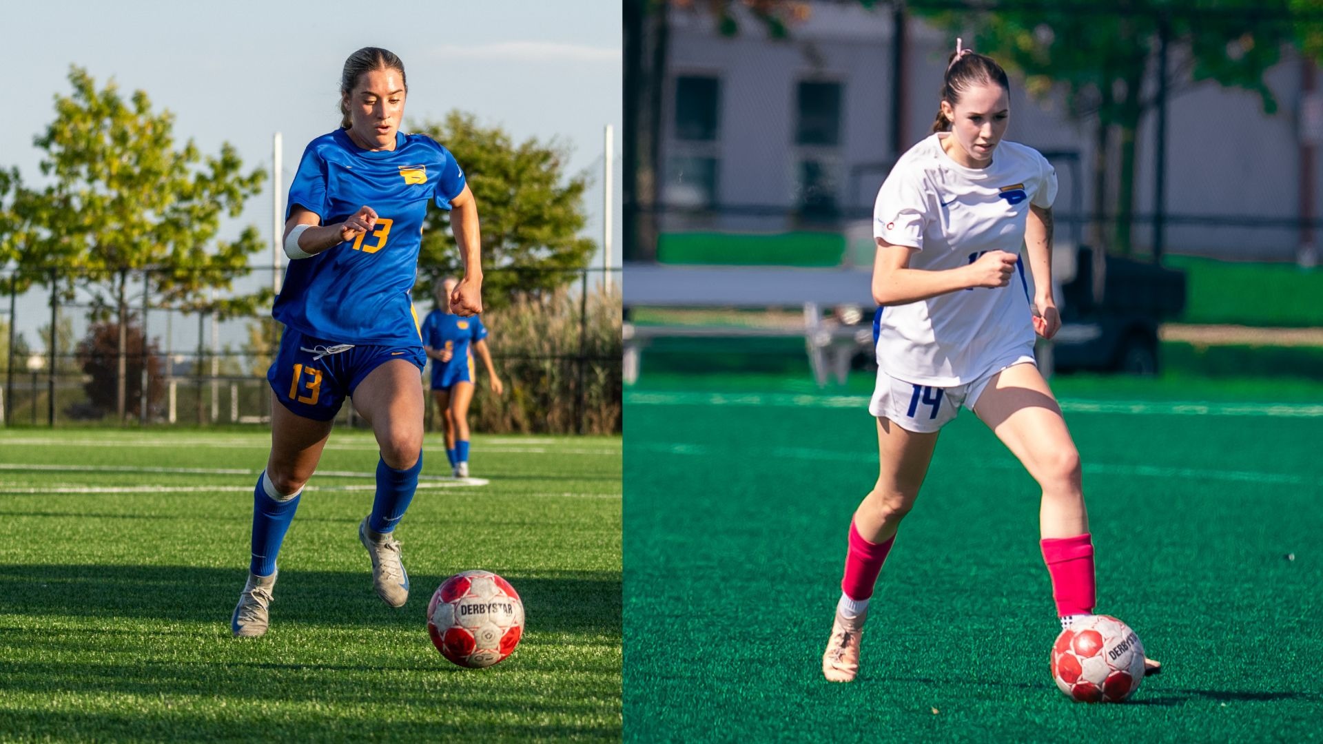 Action Shots of Taylor Fazzari and Natalie Moynihan