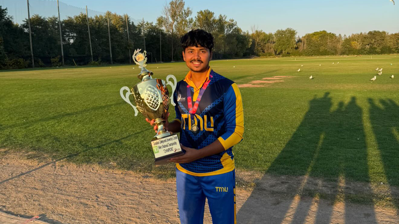 Kunal Kunal poses with a trophy