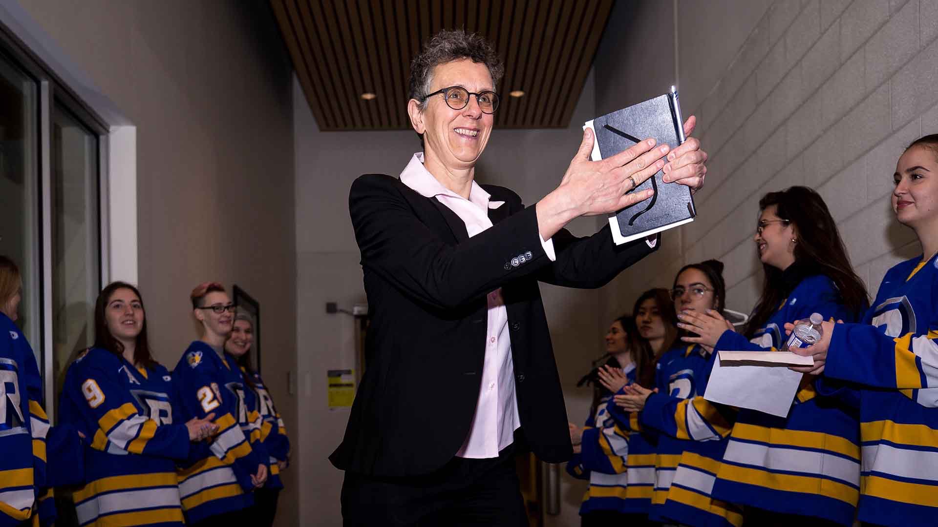 TORONTO, ON - Feb 5, 2020 : 2020 Jet Ice Event hosted by the Ryerson Rams. (Photo by Christian Bender/Ryerson Rams Athletics)