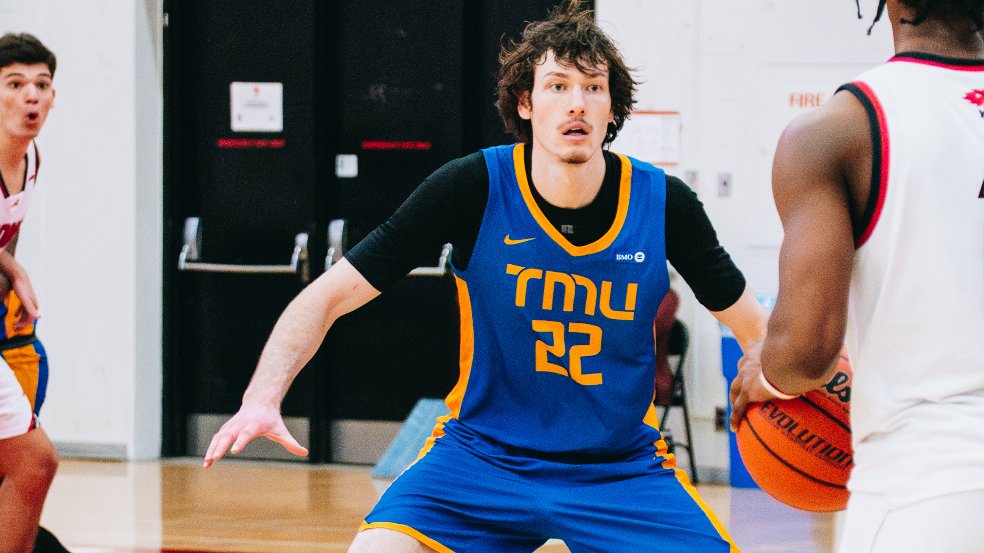 Bold Centre Aidan Wilson Defends a York Drive