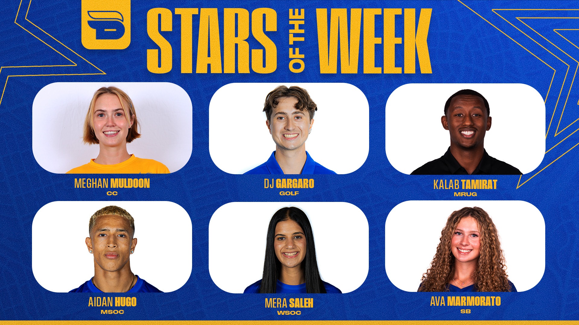 Stars of the Week Graphic - October 5, 2026